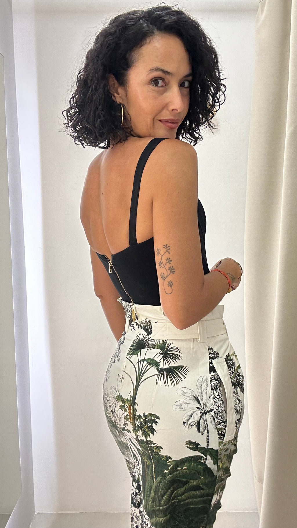 Cropped Corset Preto