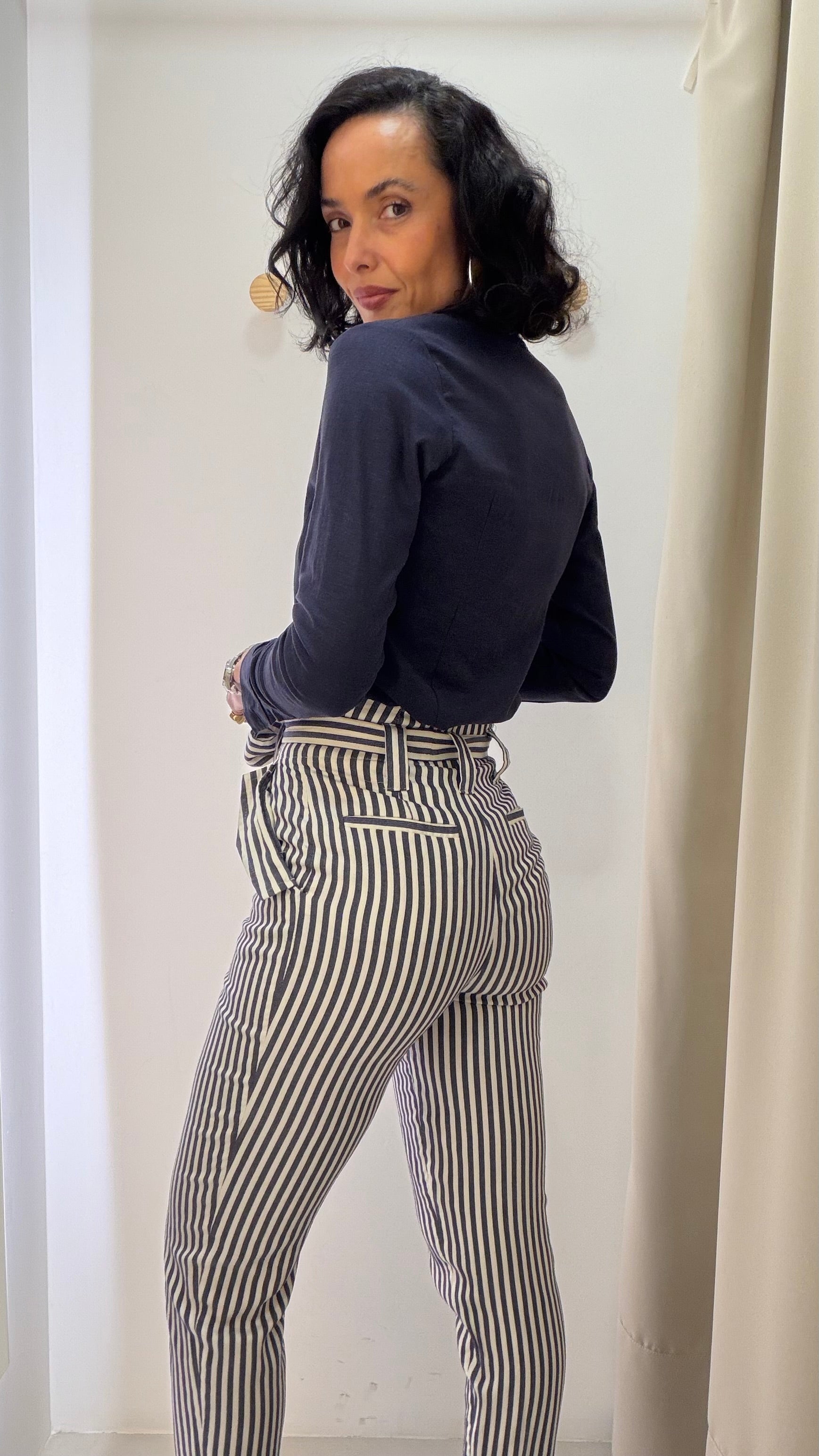 Calça Listrada Lilla Ka