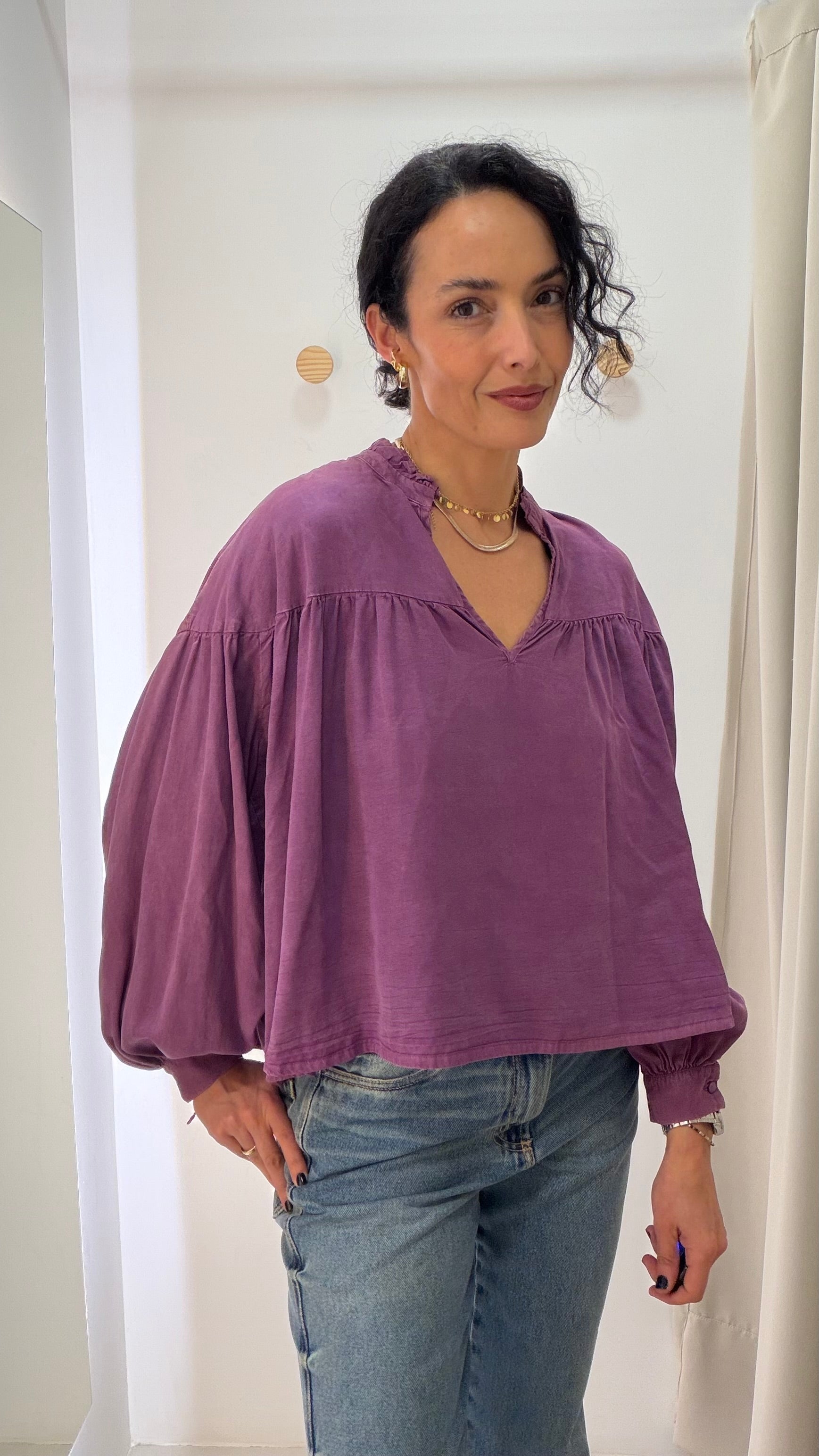 Blusa ampla Zara