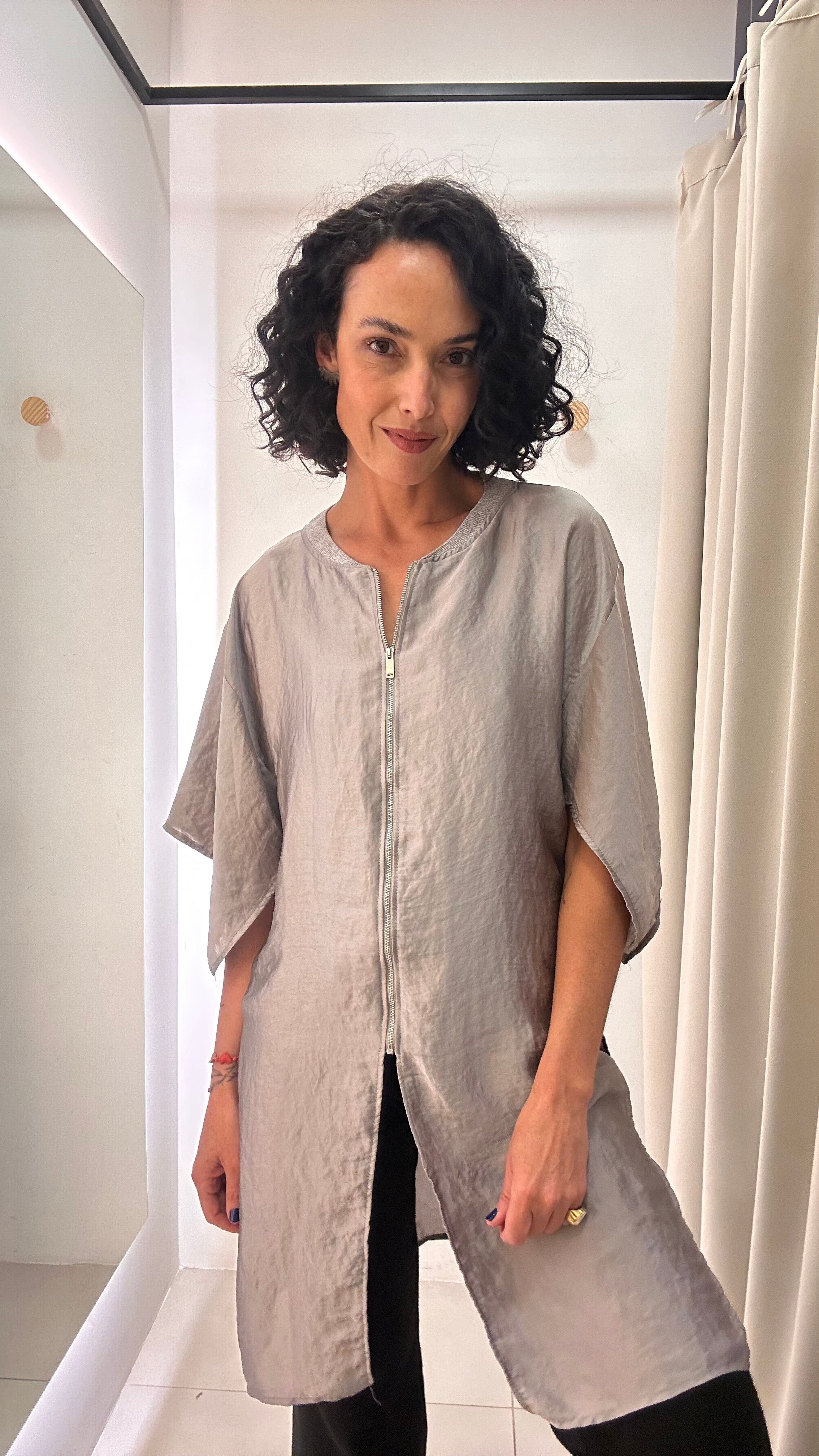 Chemise com Zíper Zara