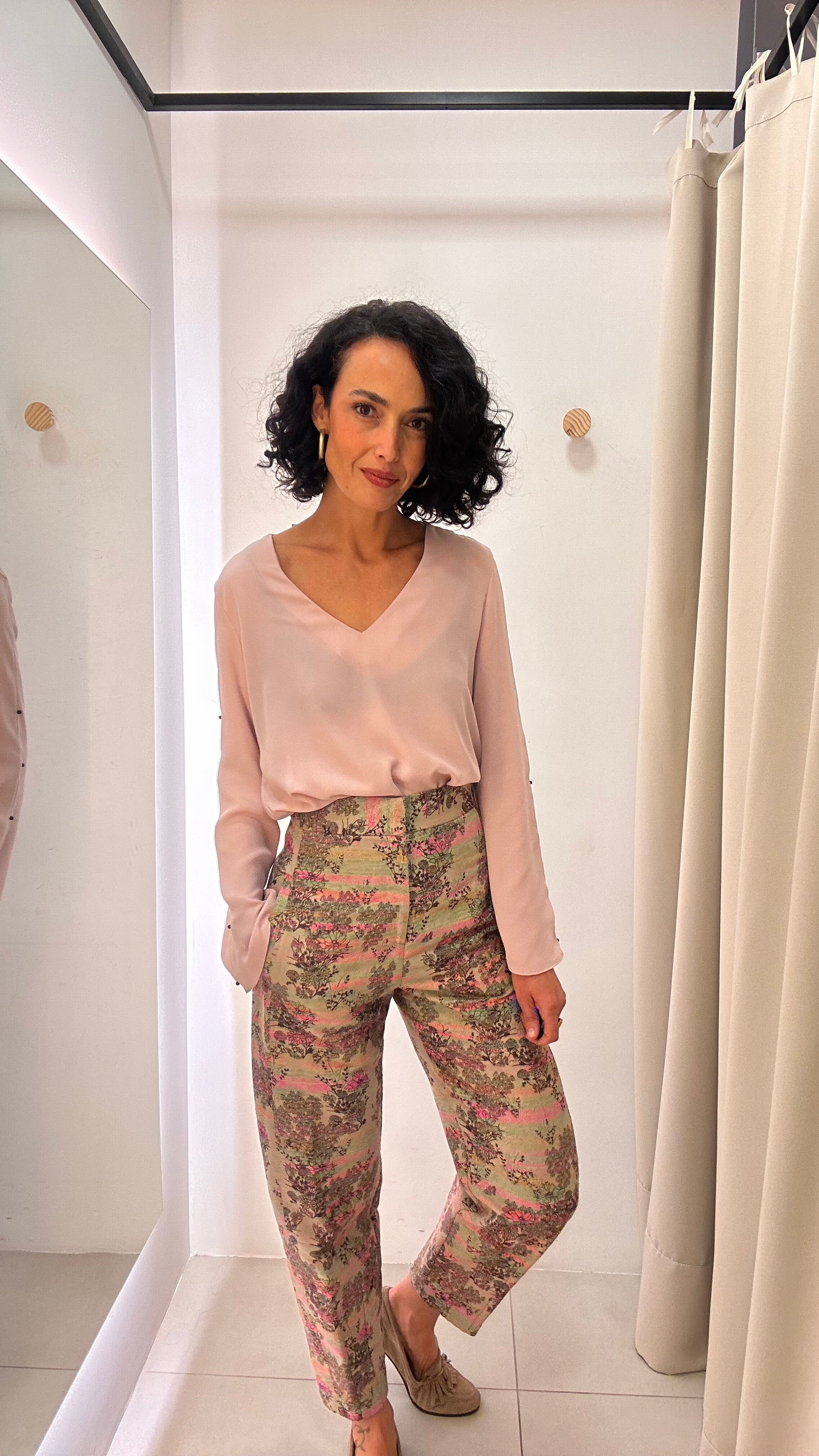 Calça jacquard Lilly Sarti