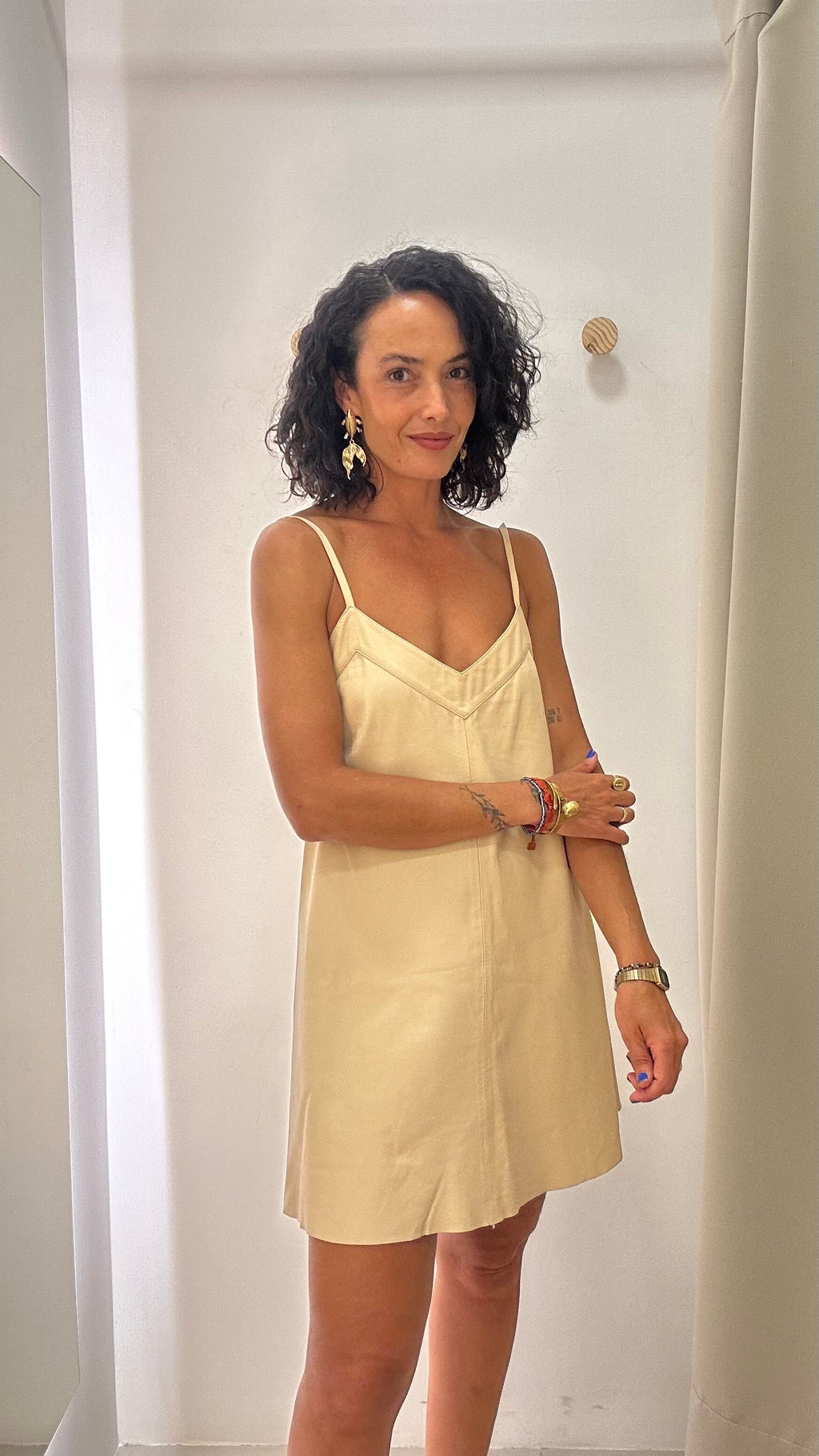 Vestido Couro Tannerie