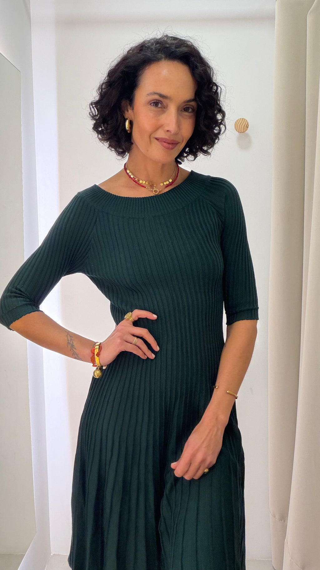 Vestido Tricot verde Anselmi