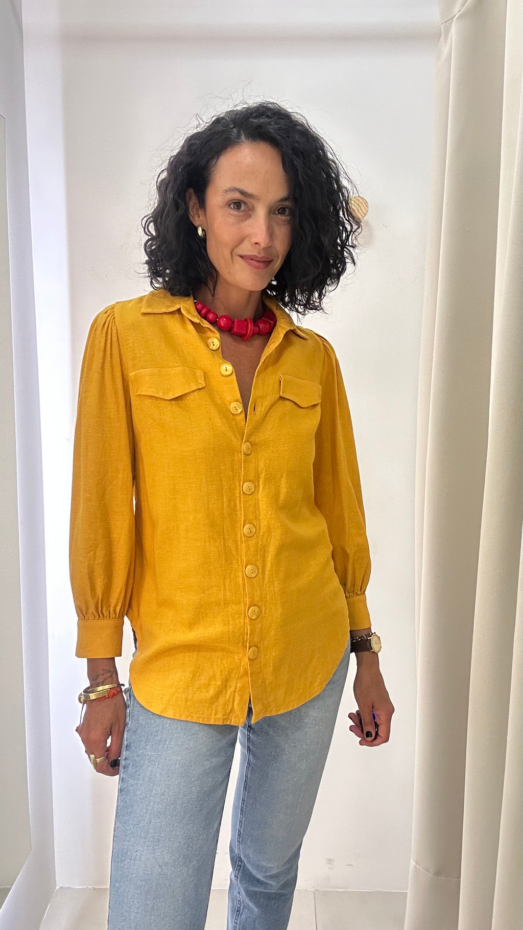 Camisa Laranja Nati Vozza
