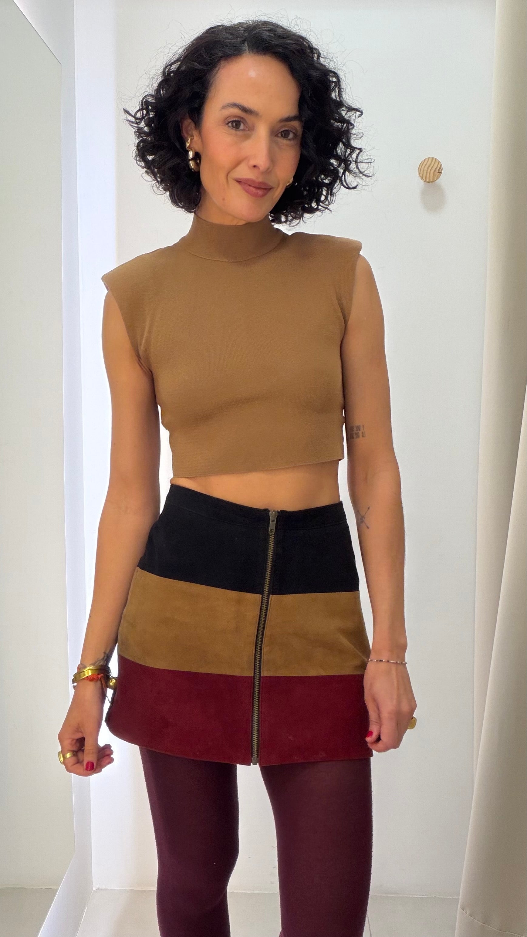 Blusa cropped Zara
