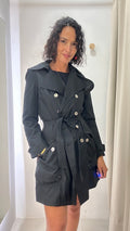 Parka Preta Zara