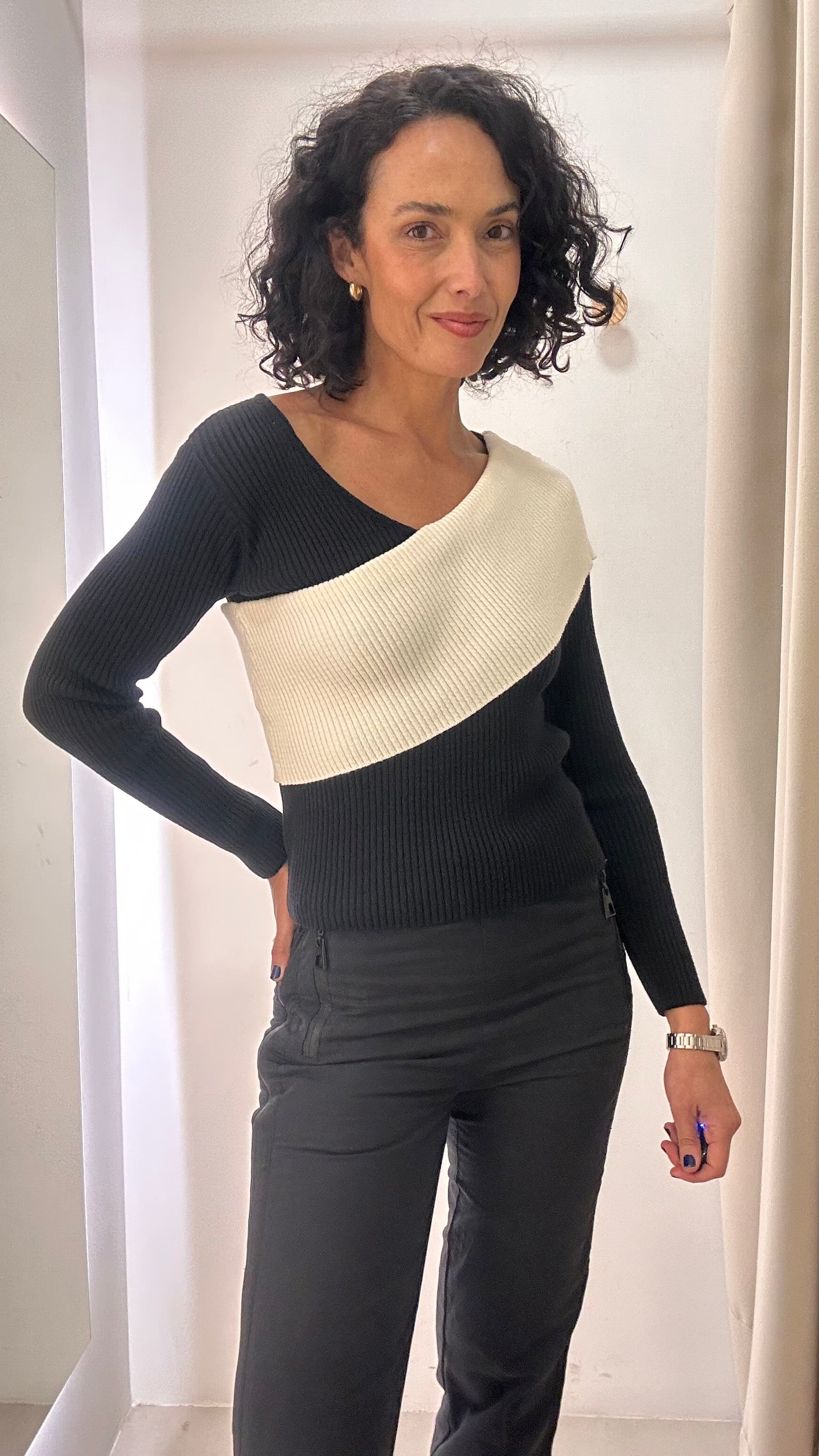Blusa Bicolor Ton Âge