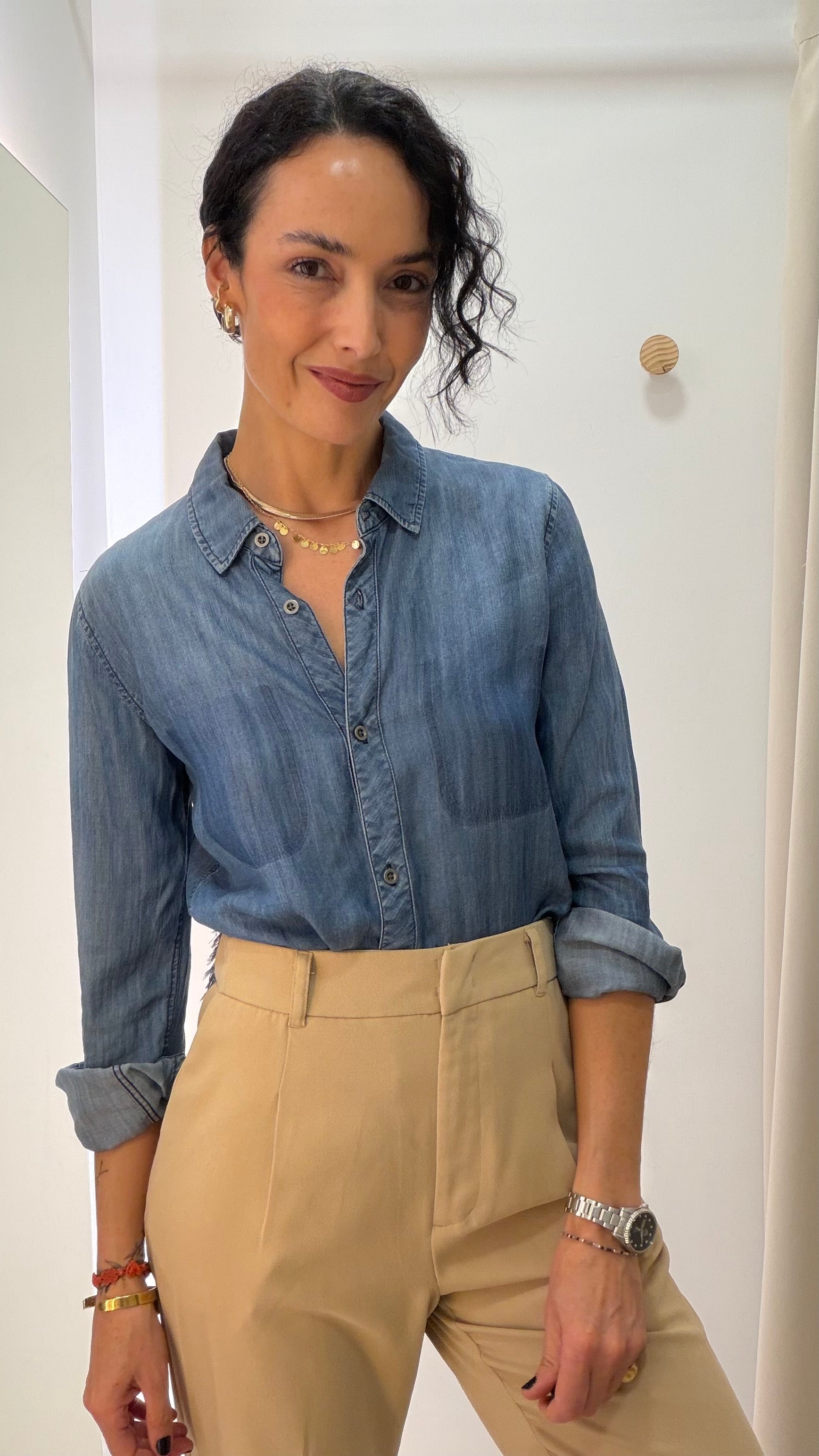 Camisa Jeans Rails