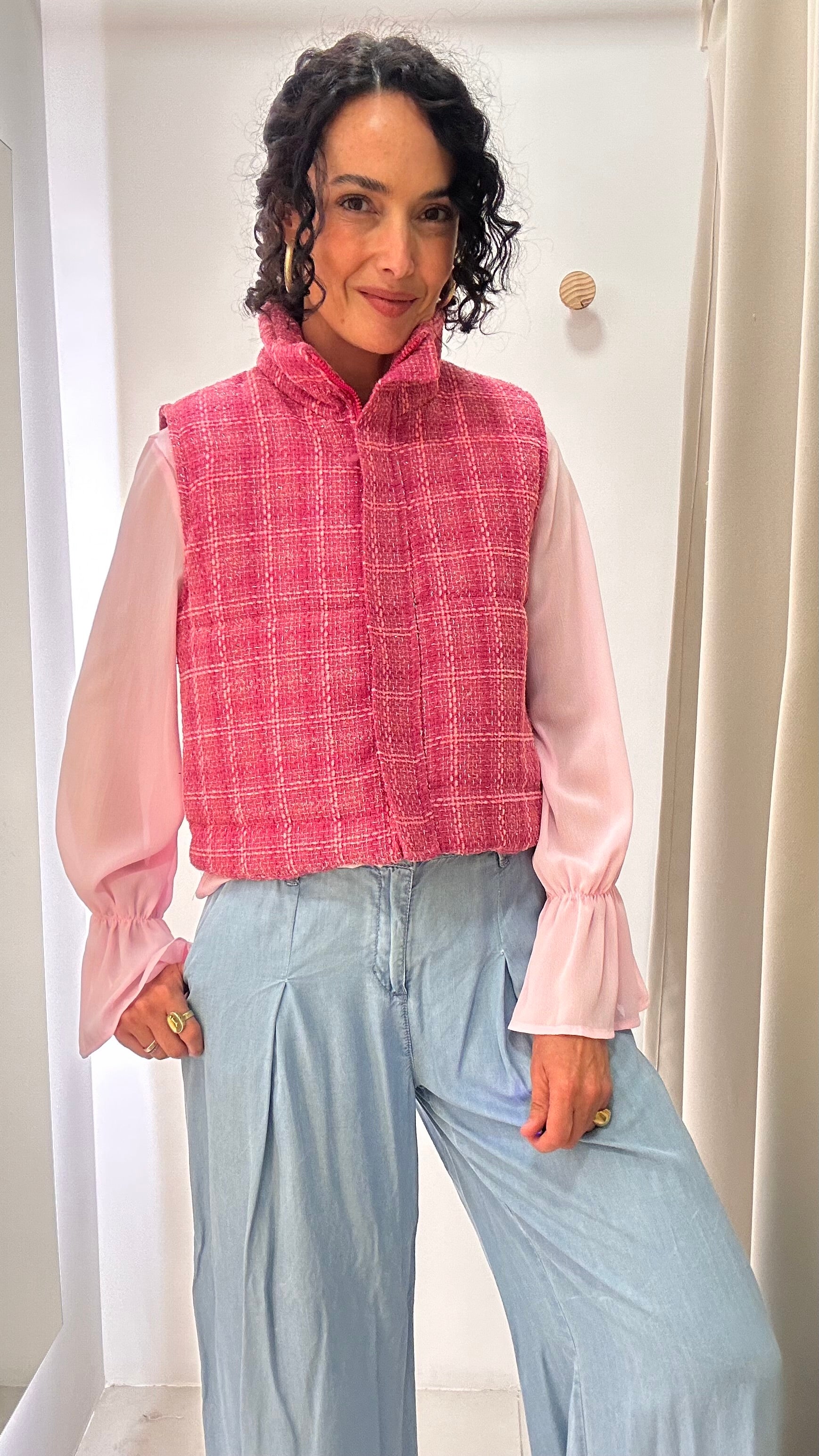 Colete Rosa Tannerie