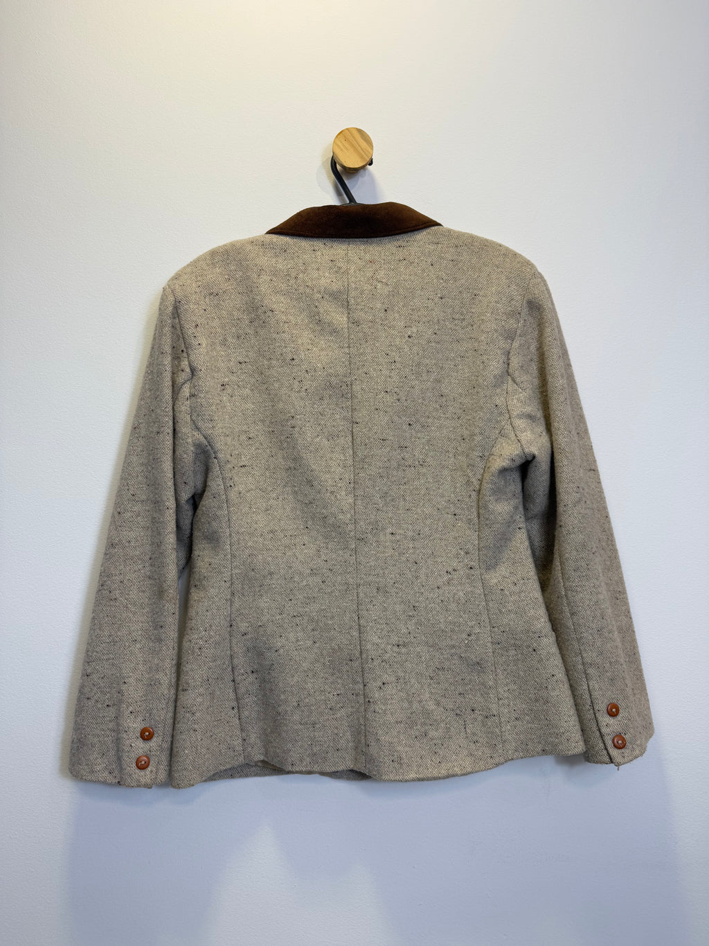 Blazer de Linho e Couro