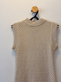 Vestido de Tricot Bege