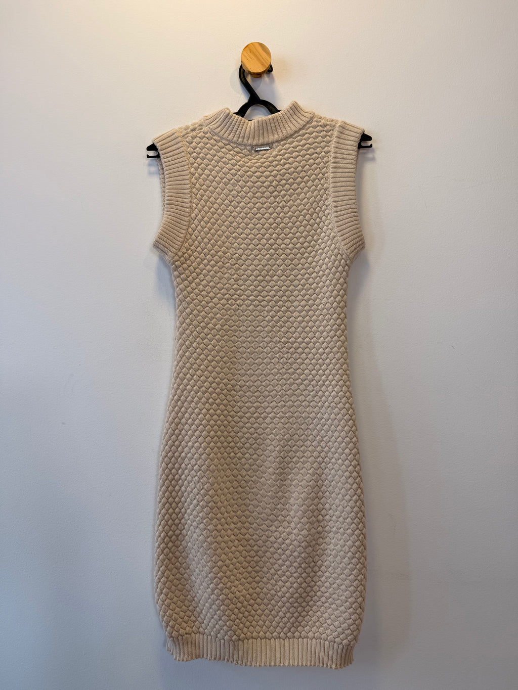 Vestido de Tricot Bege
