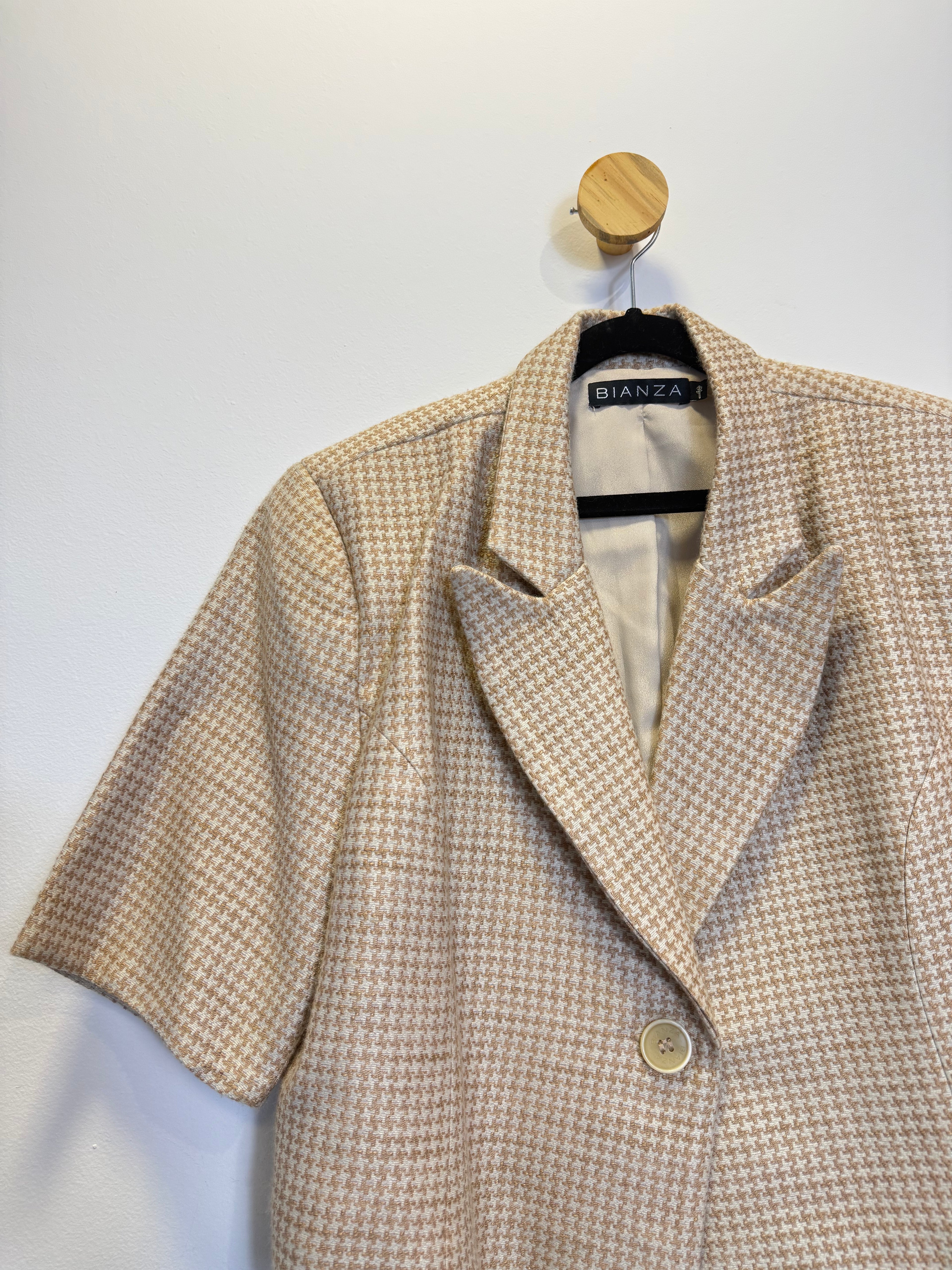 Casaqueto Cropped Pied Poule