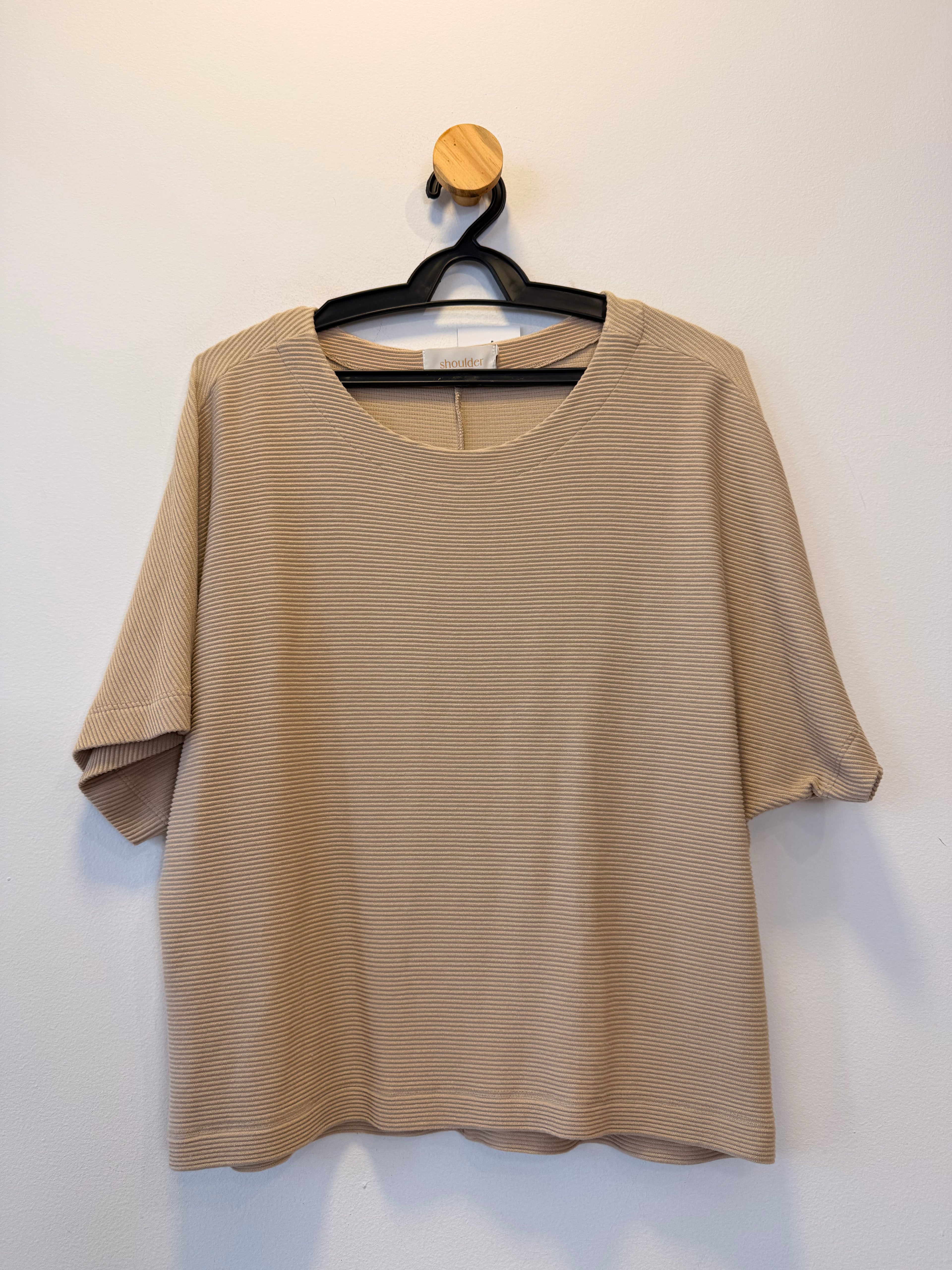 Camiseta Oversize Bege