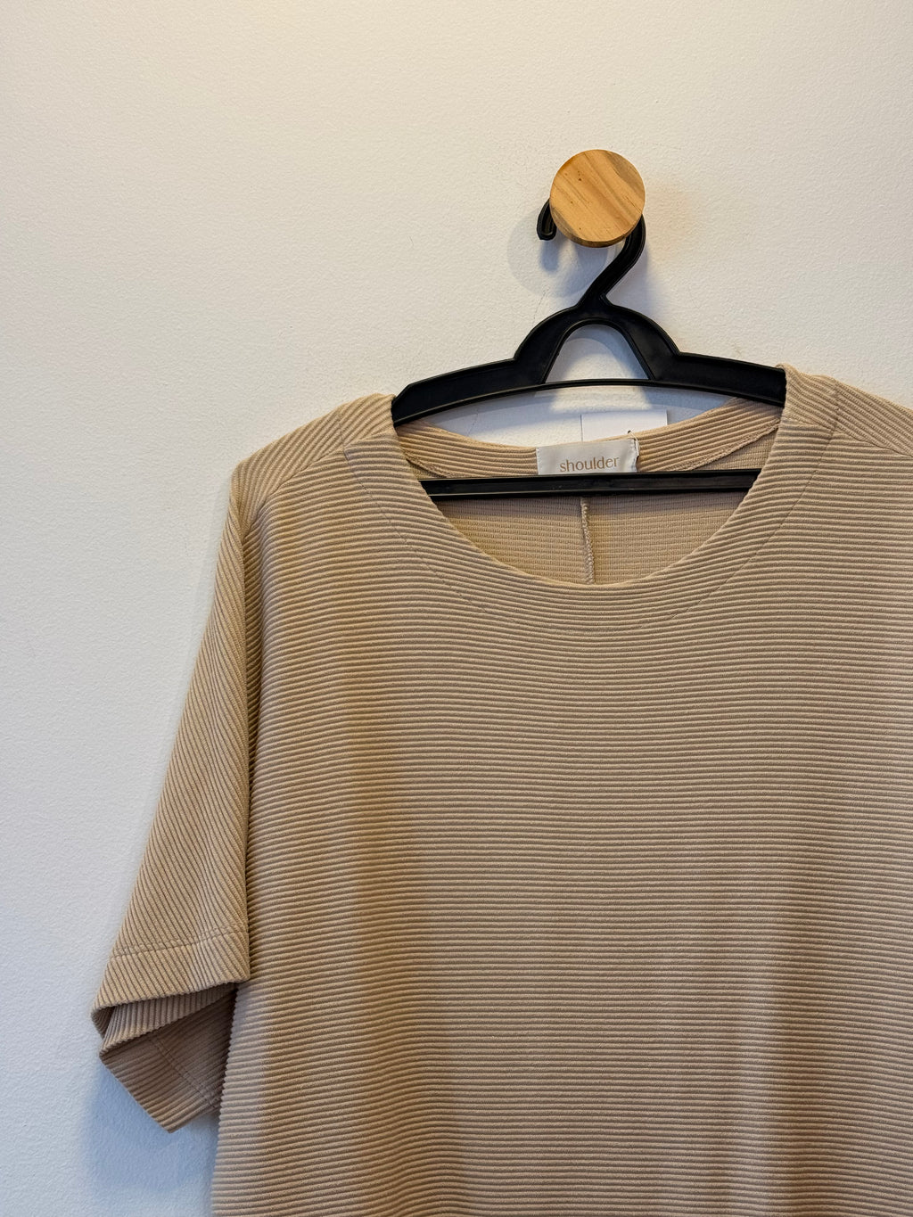 Camiseta Oversize Bege