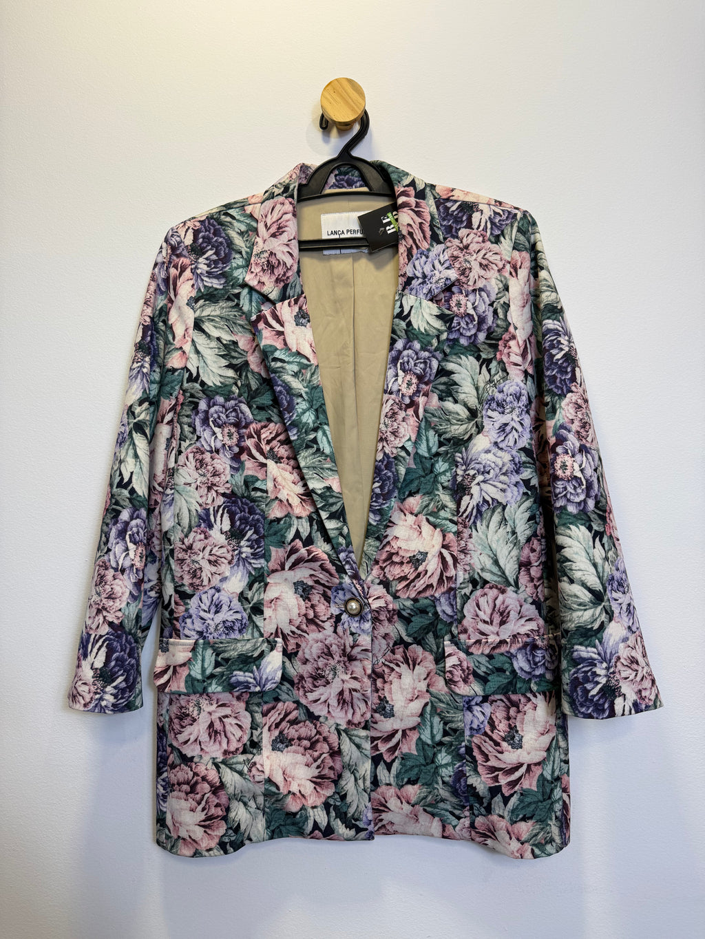 Blazer alongado Floral
