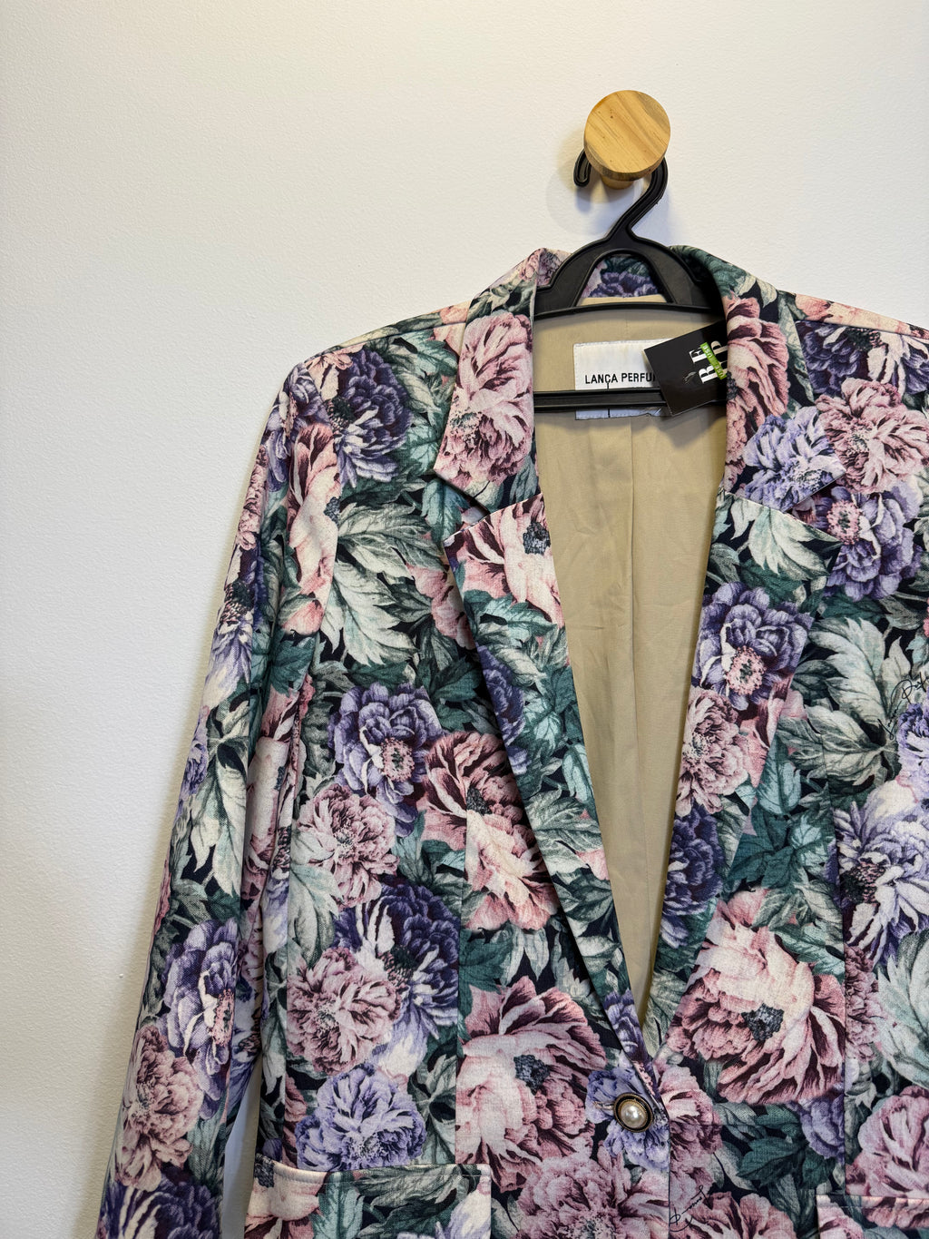 Blazer alongado Floral