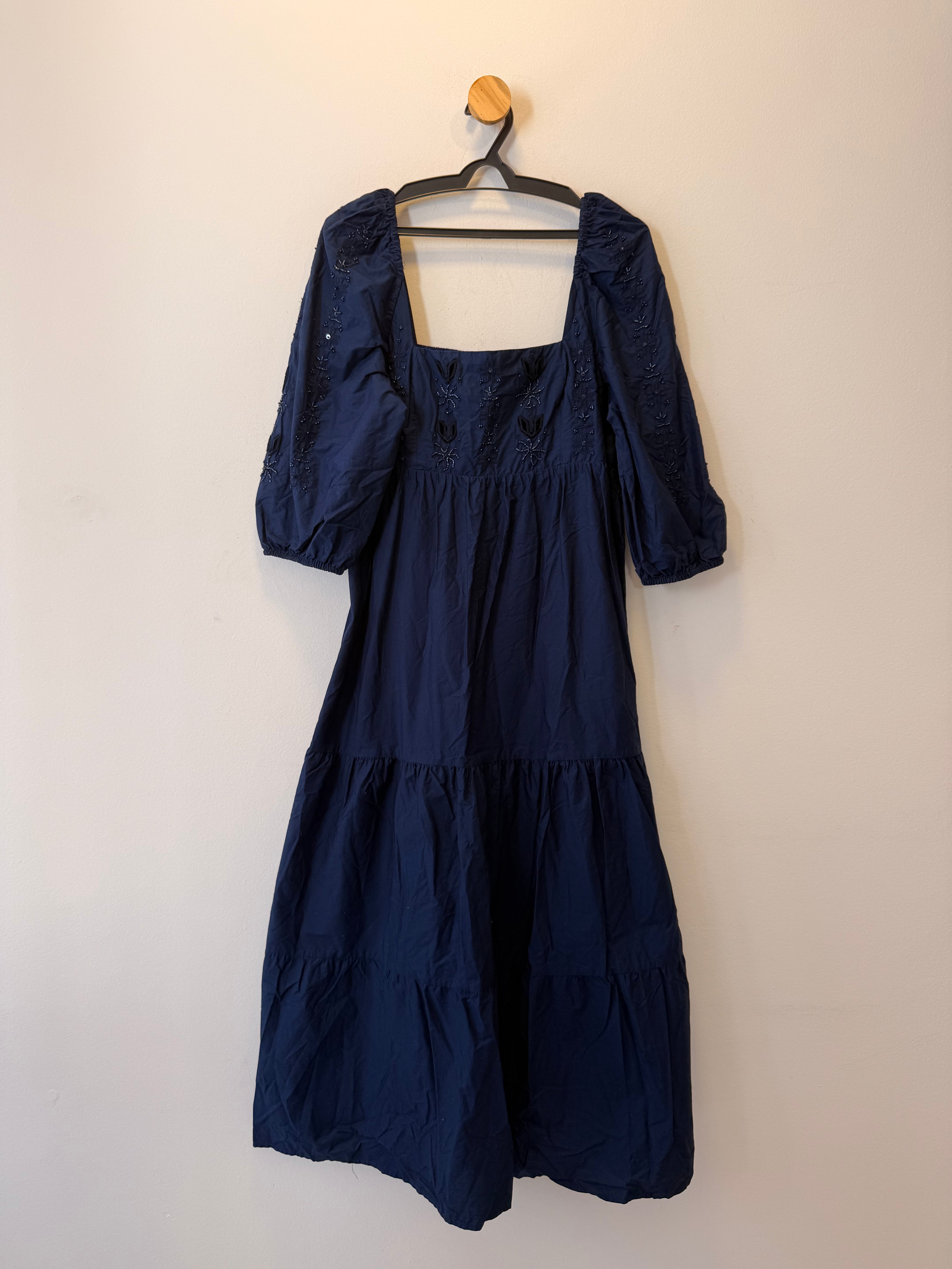 Vestido Azul Desigual