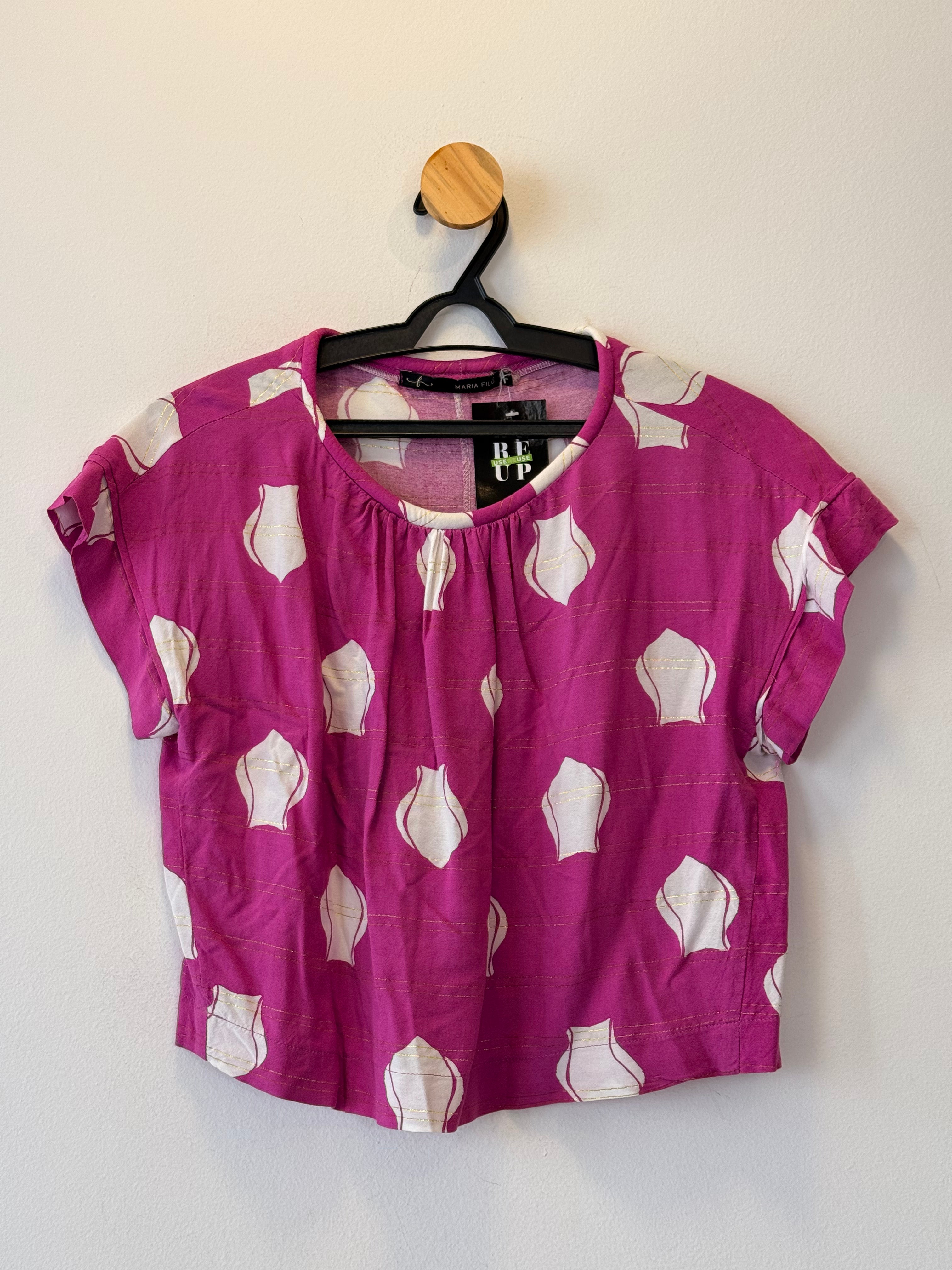 Conjunto Rosa Estampado Maria Filó