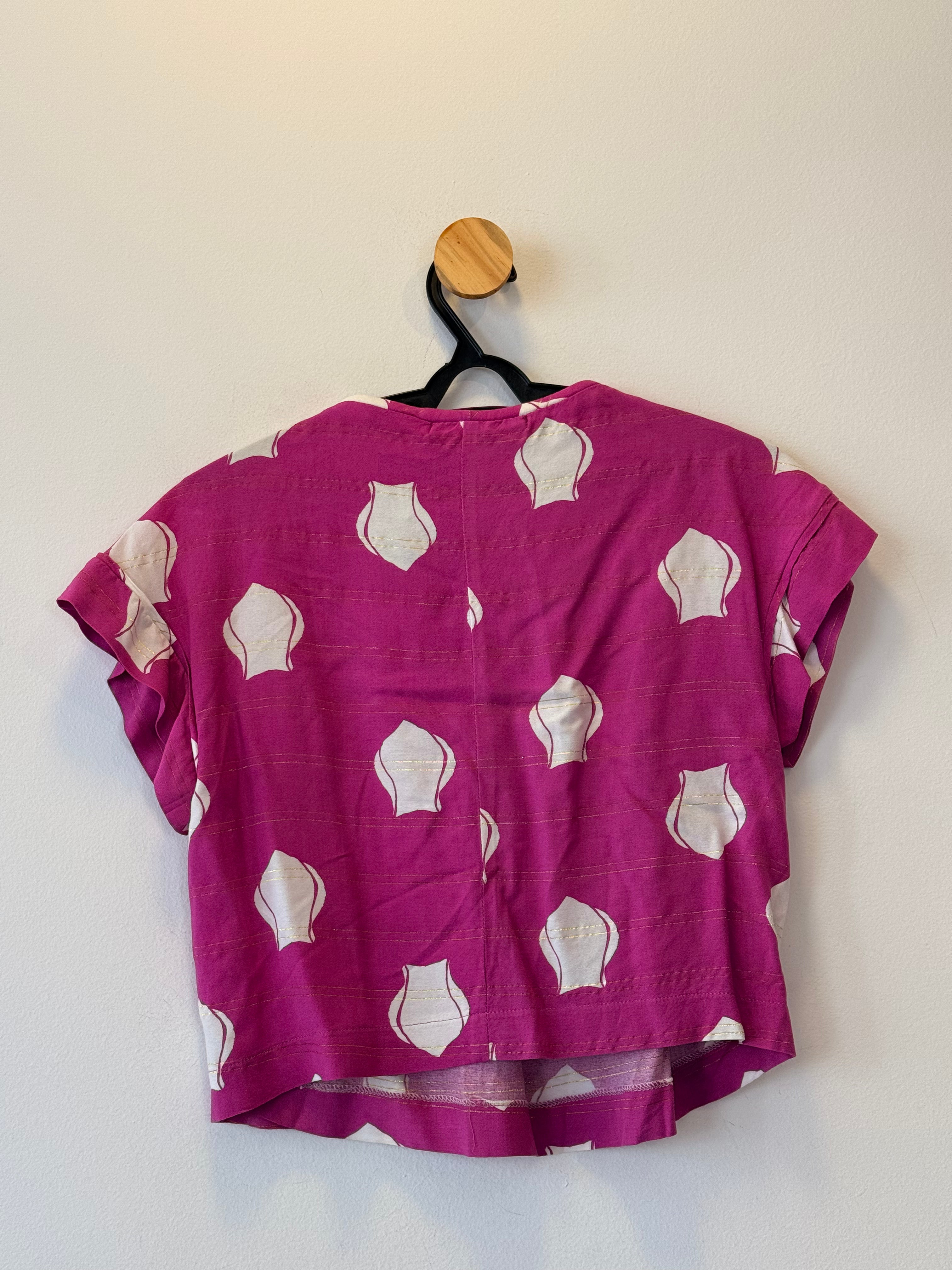 Conjunto Rosa Estampado Maria Filó