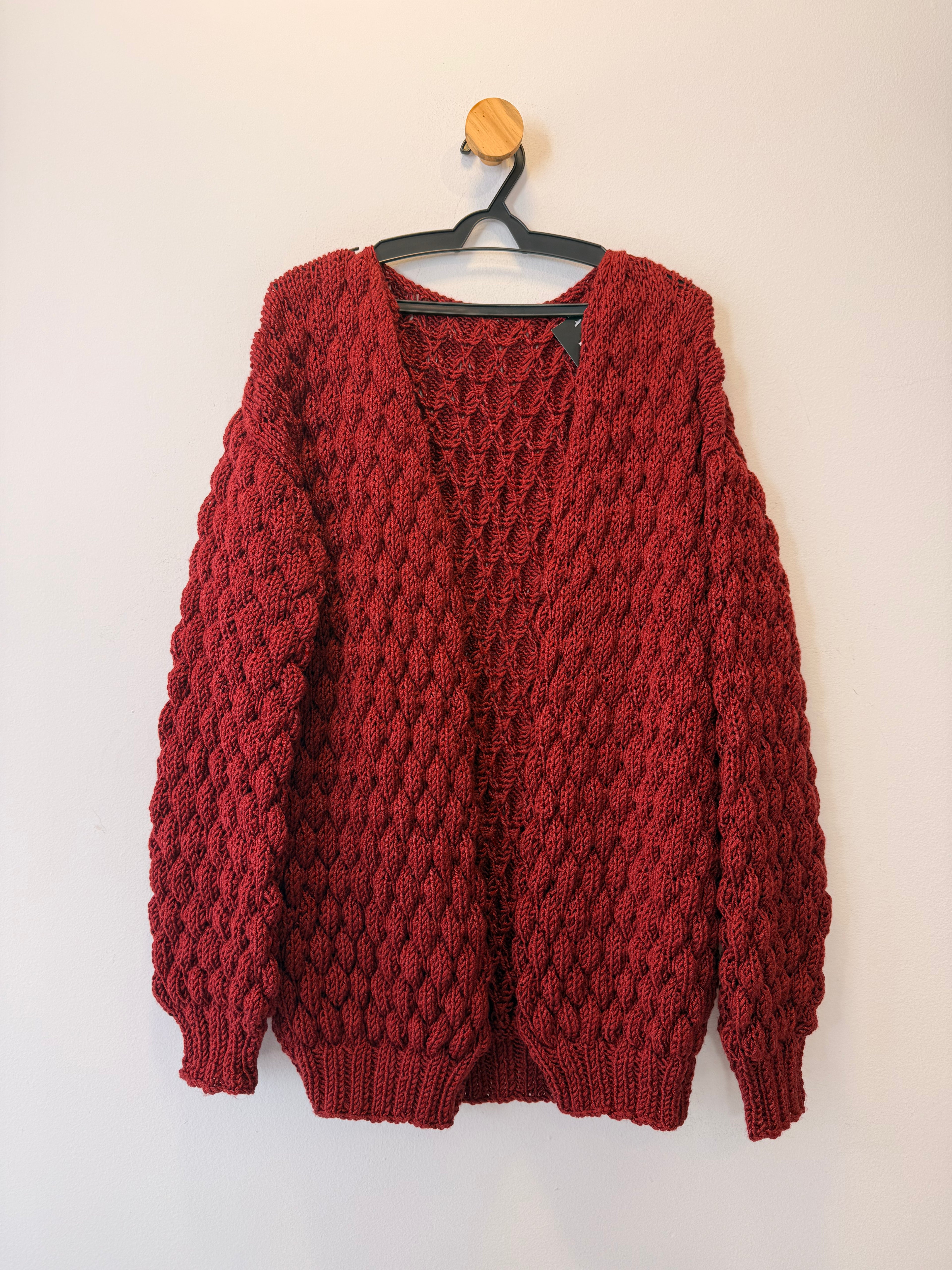 Casaco Tricot Vermelho