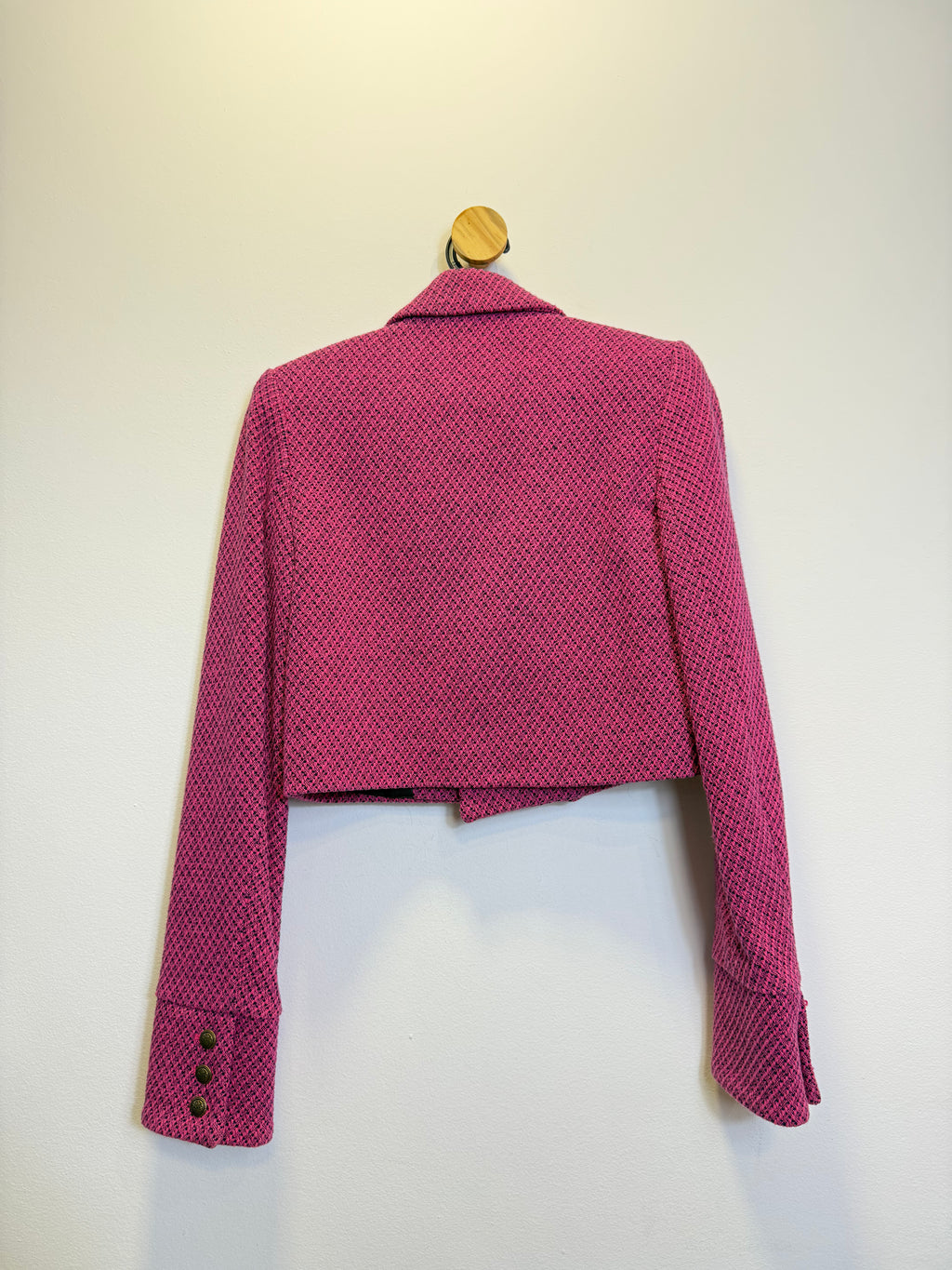 Blazer Xadrez Rosa