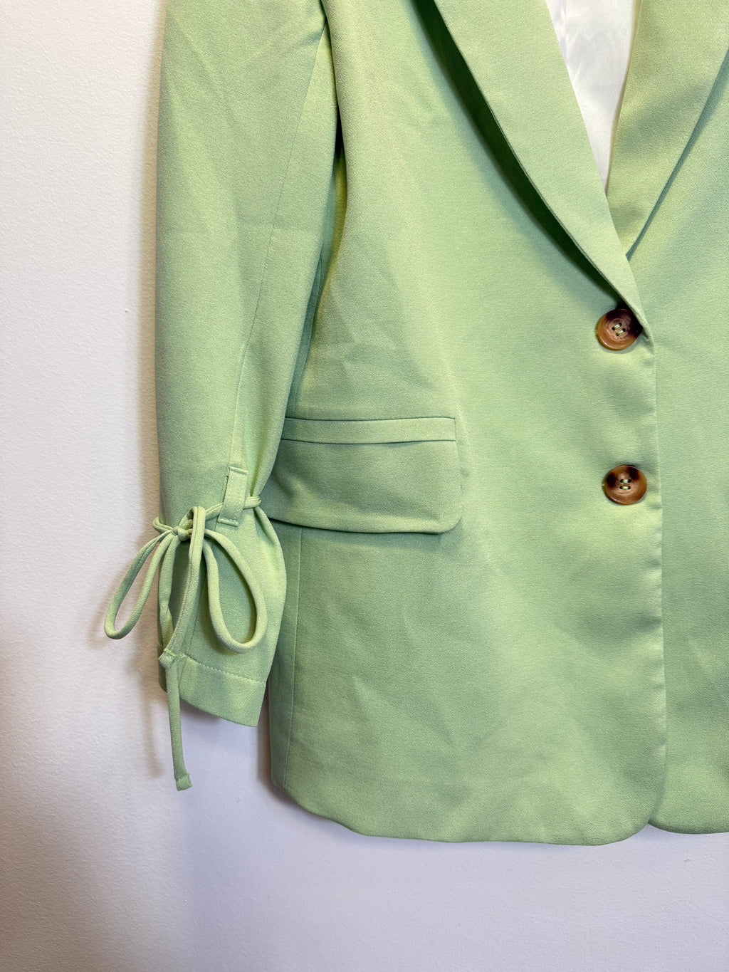 Blazer Oversized Verde Menta*