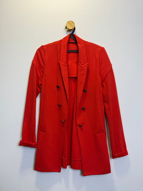 Blazer Alongado Vermelho