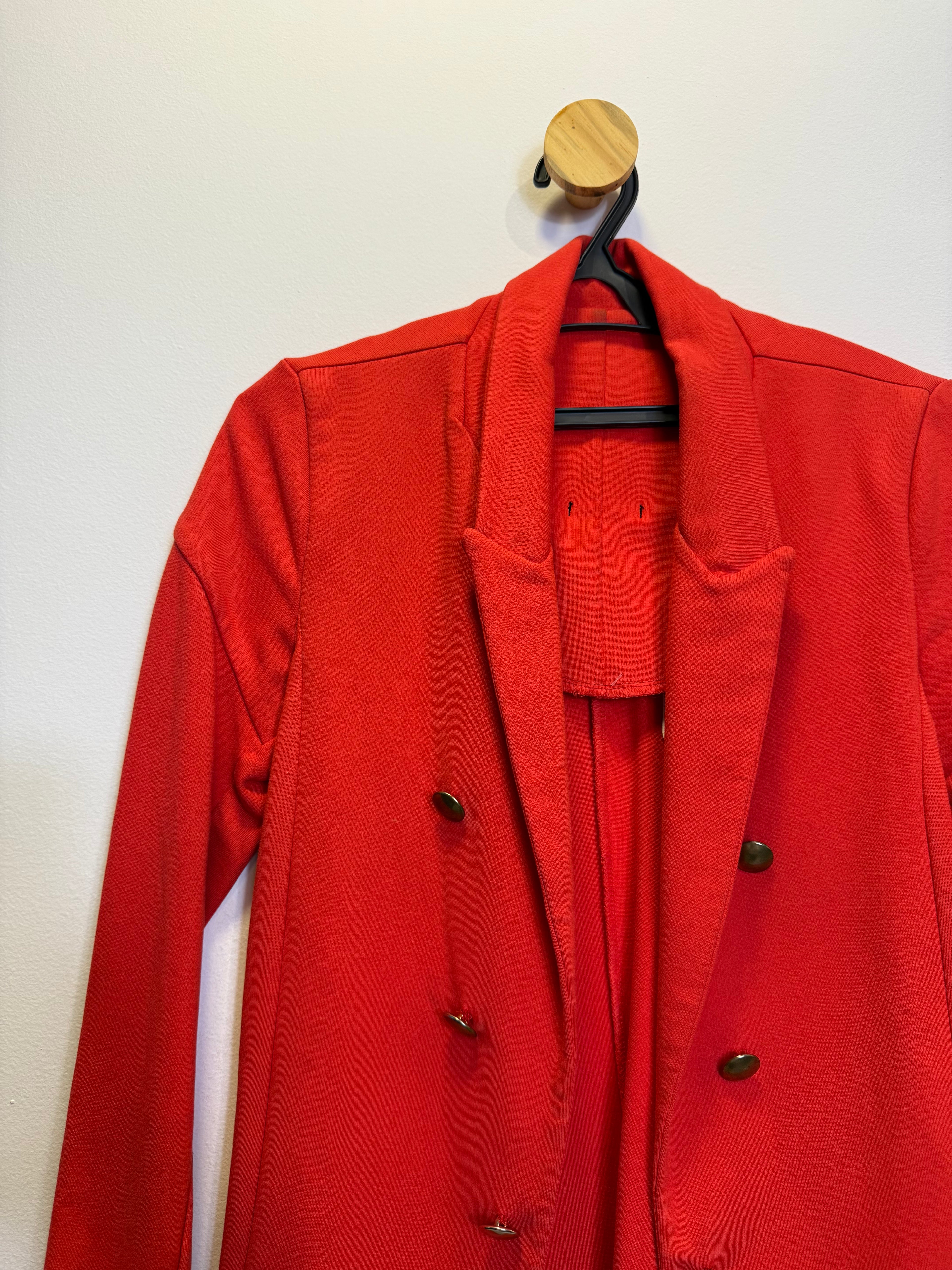 Blazer Alongado Vermelho