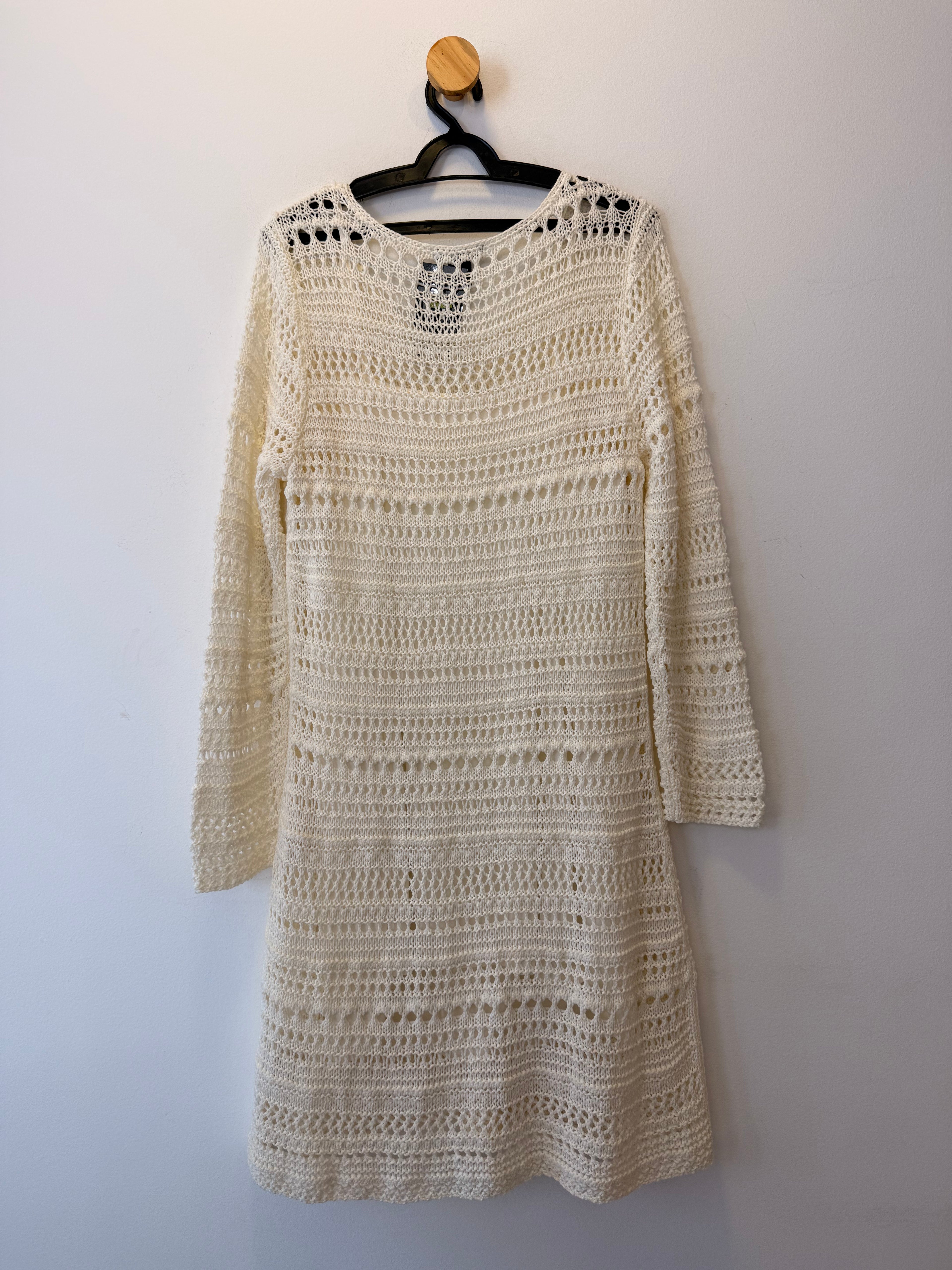 Vestido Off White H&M