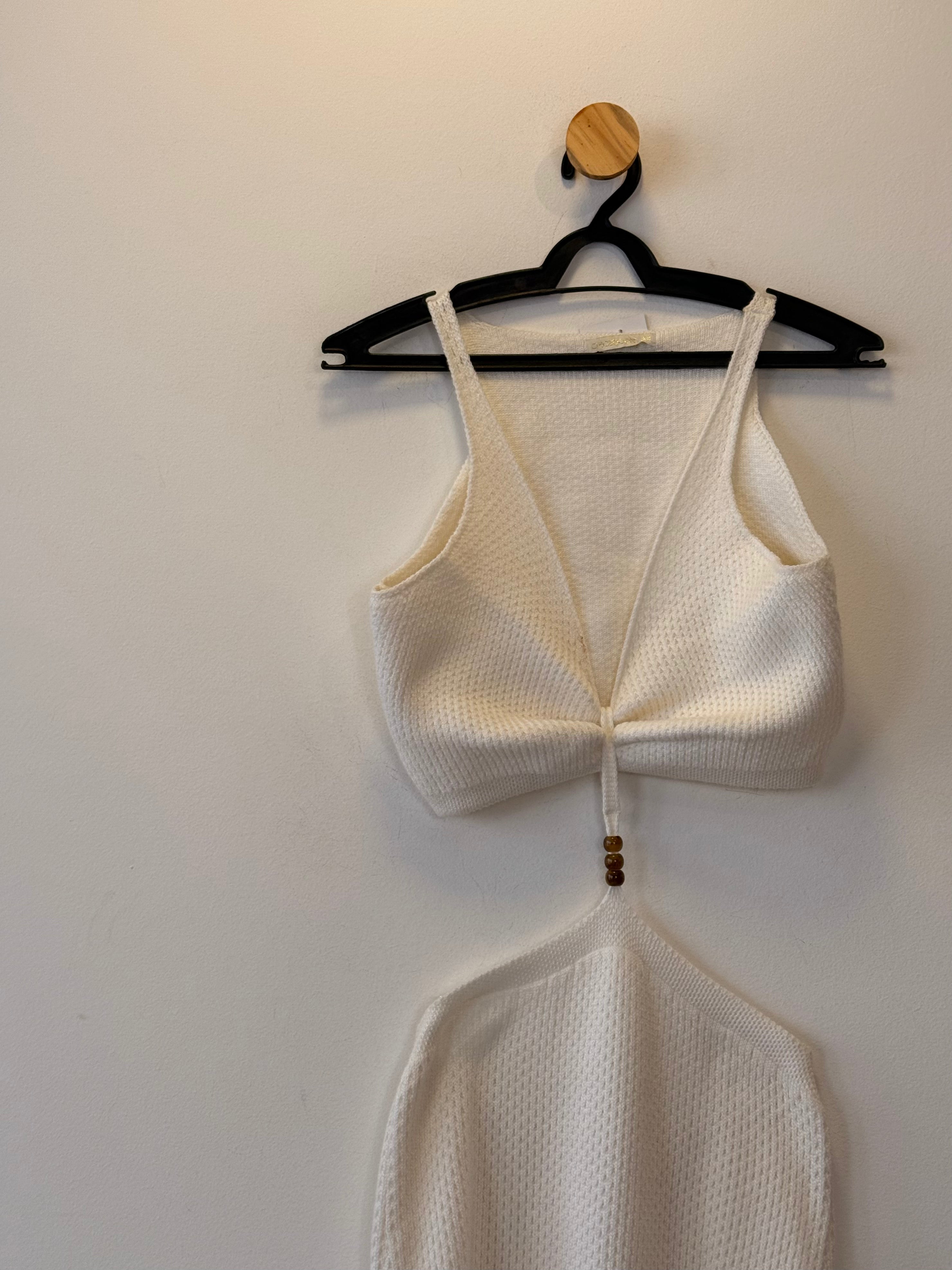 Vestido de Tricot Branco