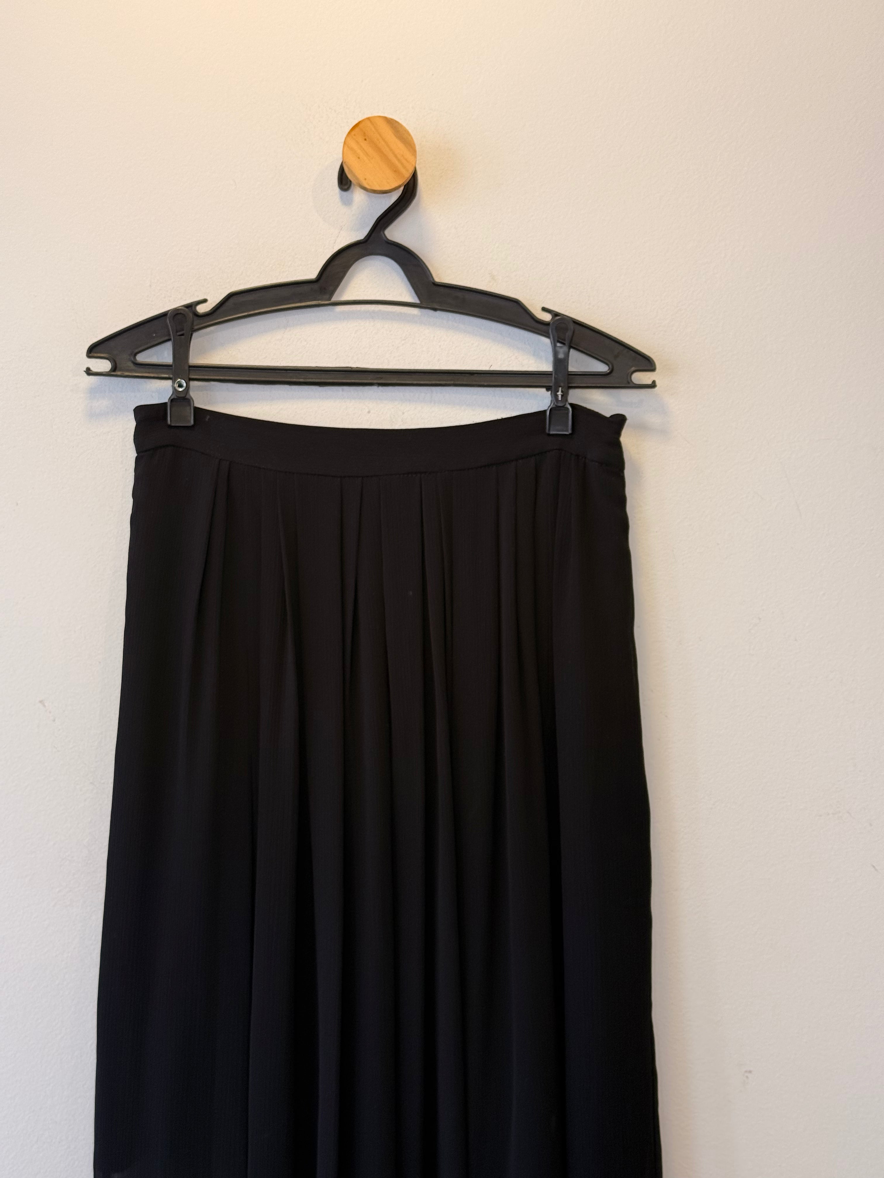Saia Plissada Preta TVZ