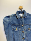 Jaqueta Jeans Manga Princesa