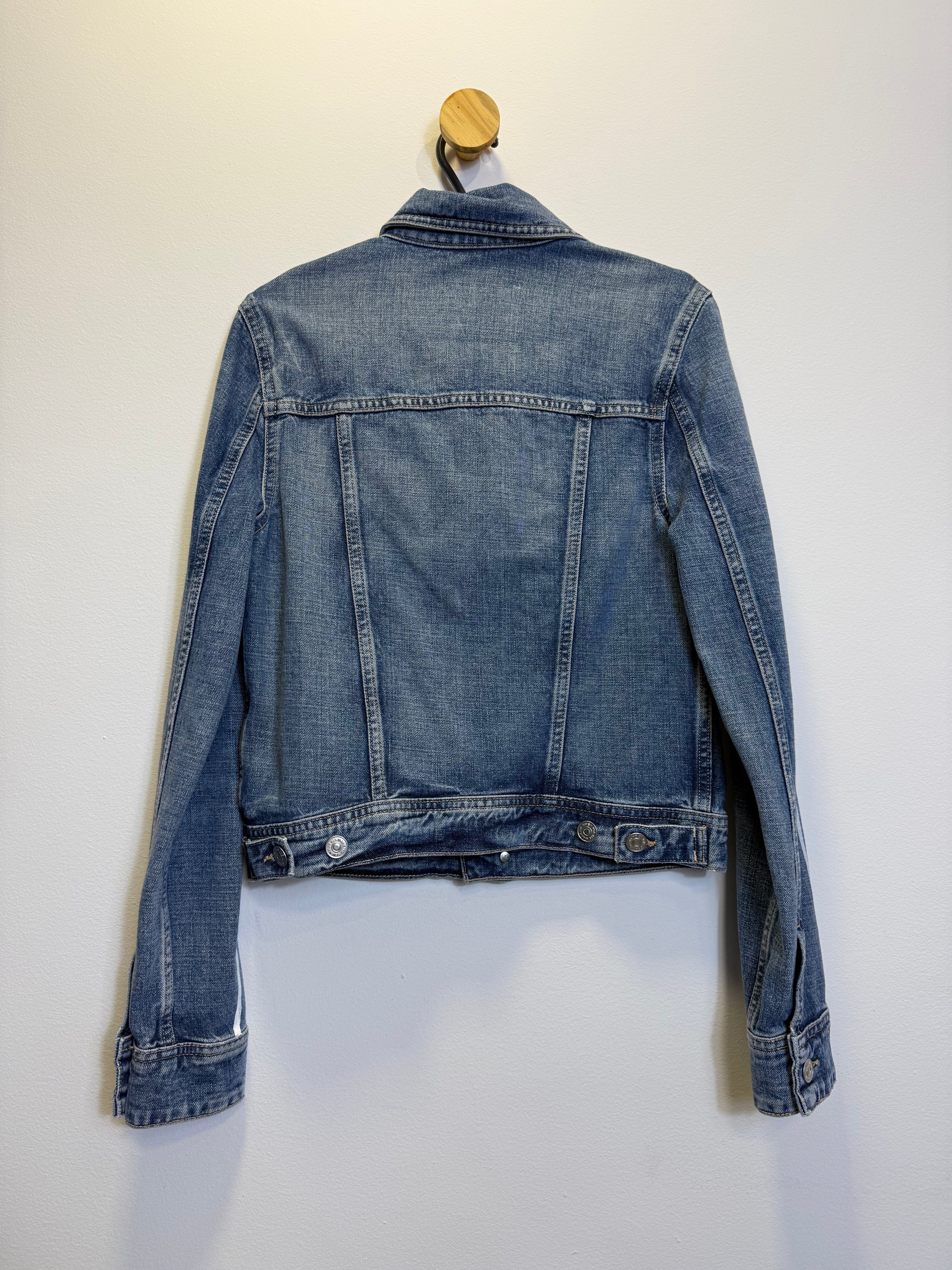Jaqueta Jeans Flores