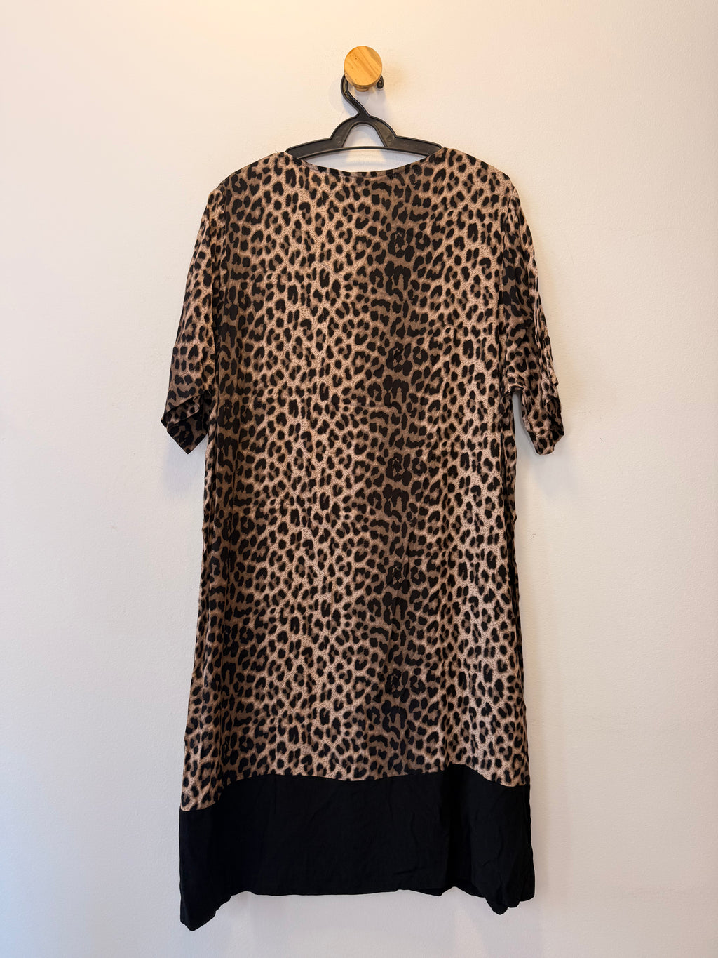Vestido Animal Print Shoulder
