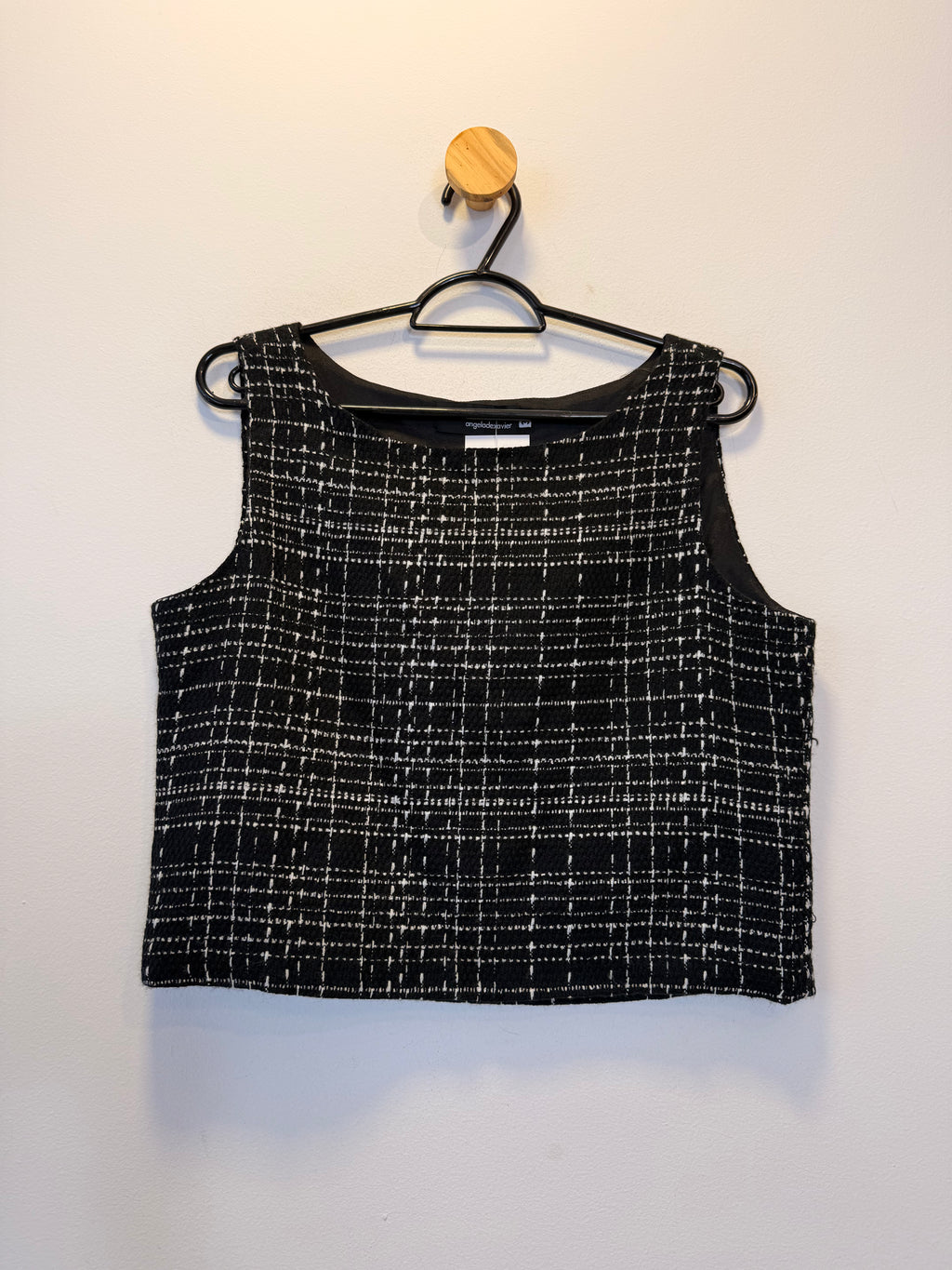 Cropped Preto Angela de Xavier