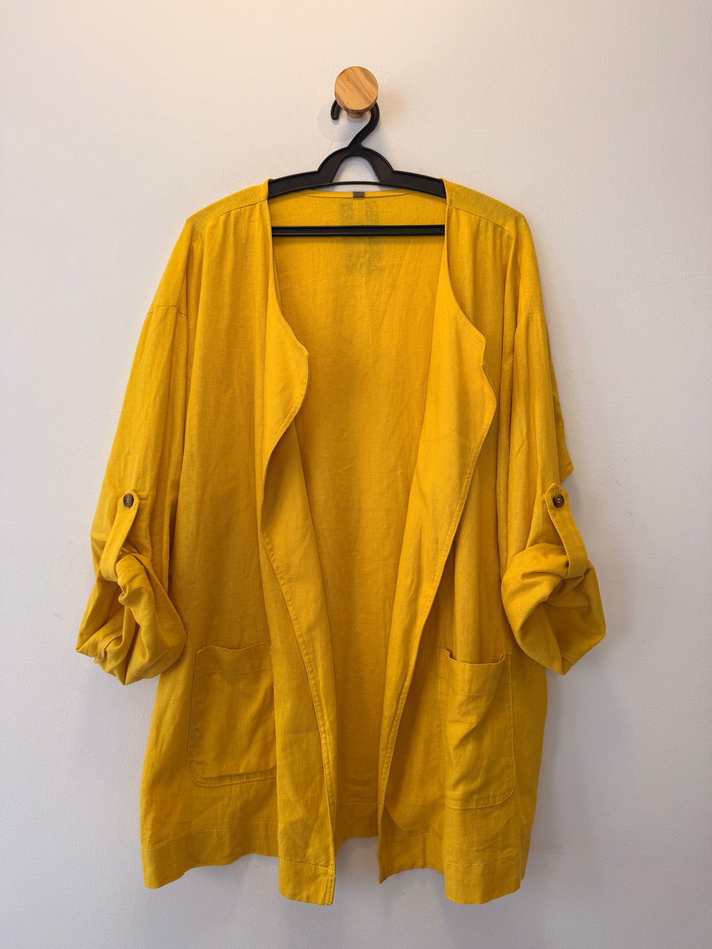 Blazer Amarelo Linho