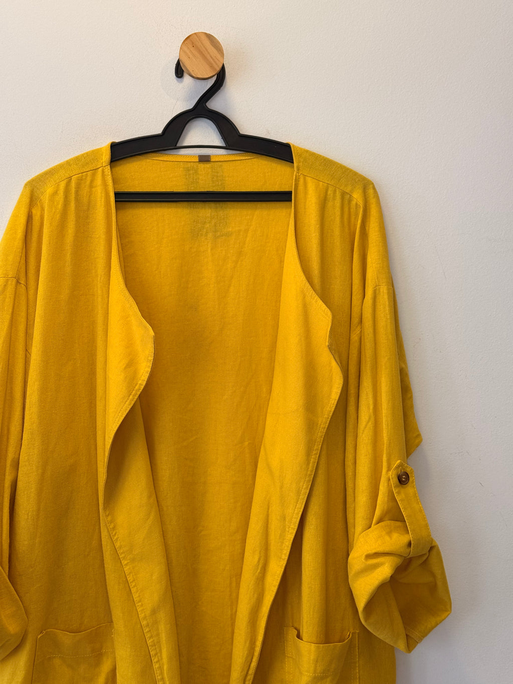 Blazer Amarelo Linho