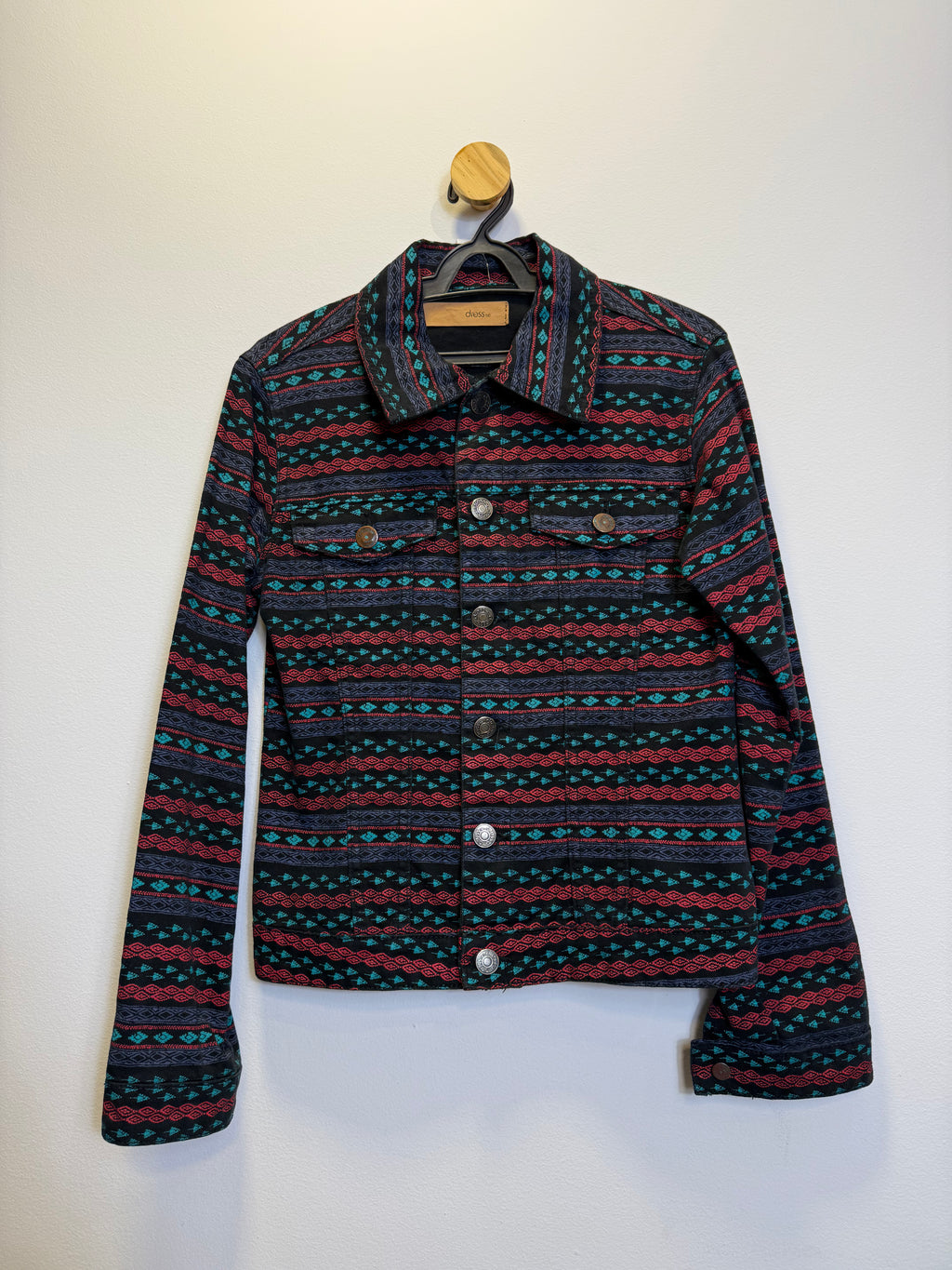 Jaqueta Denim Estampada