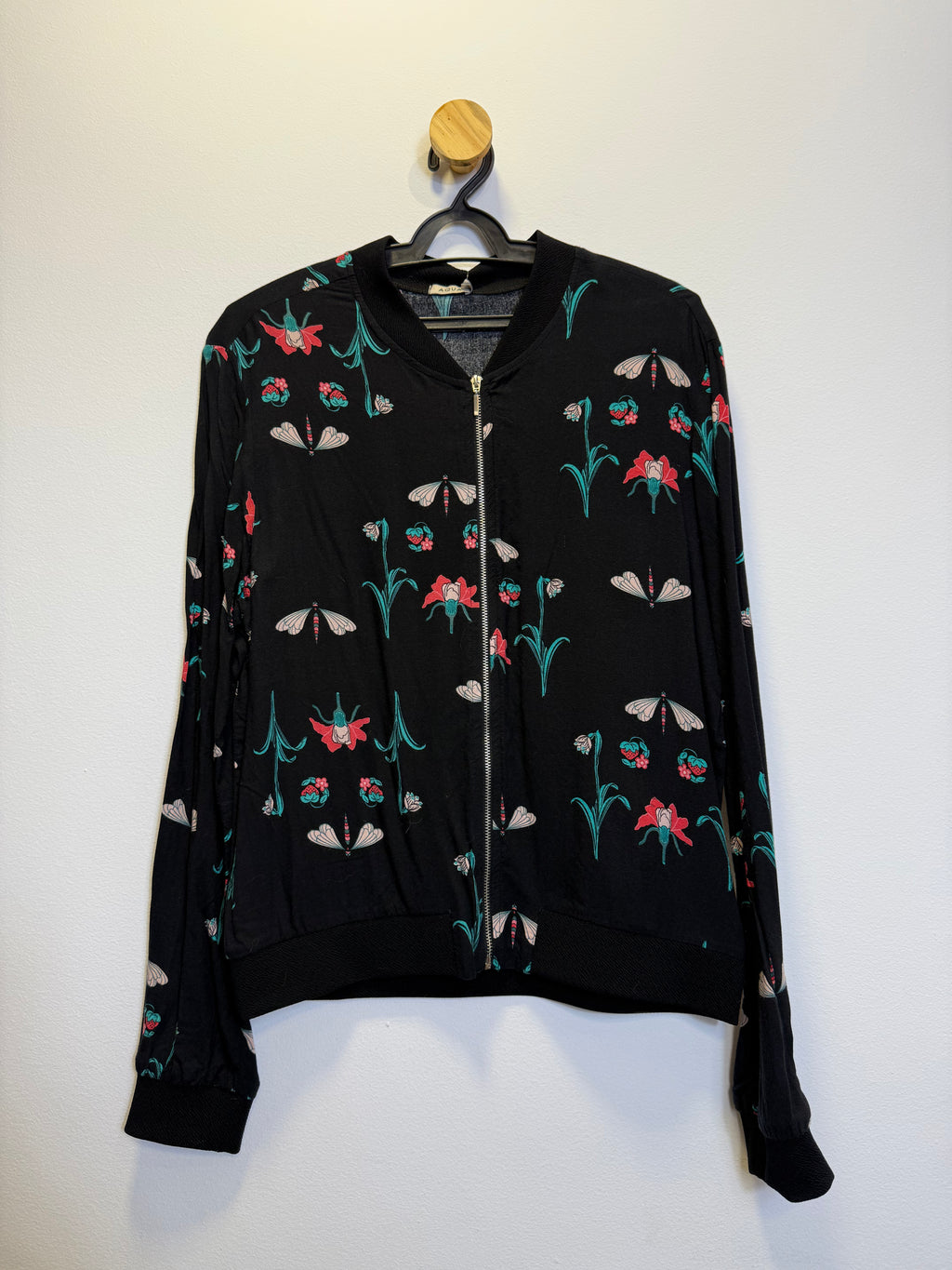 Jaqueta Bomber Estampada