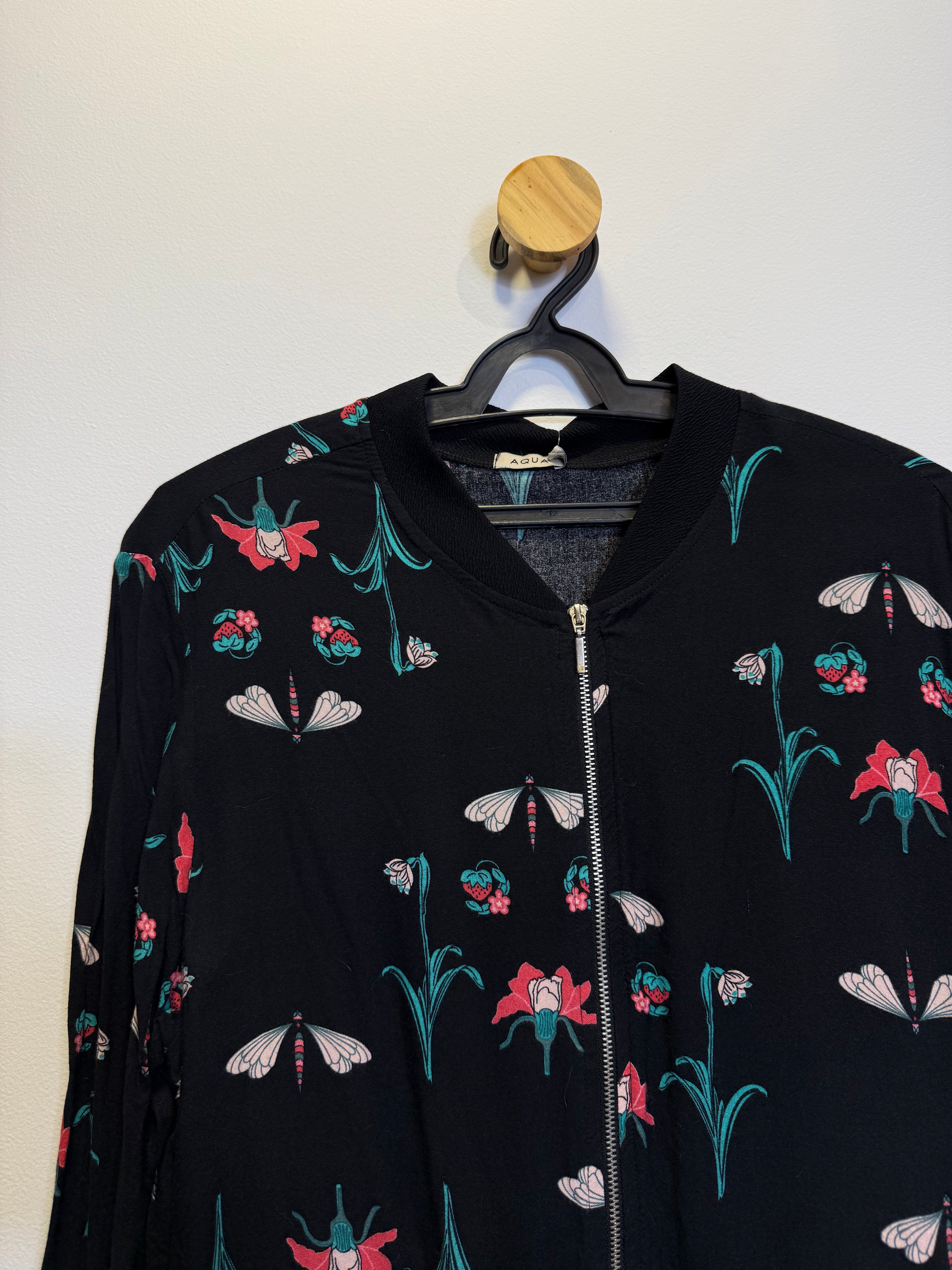 Jaqueta Bomber Estampada
