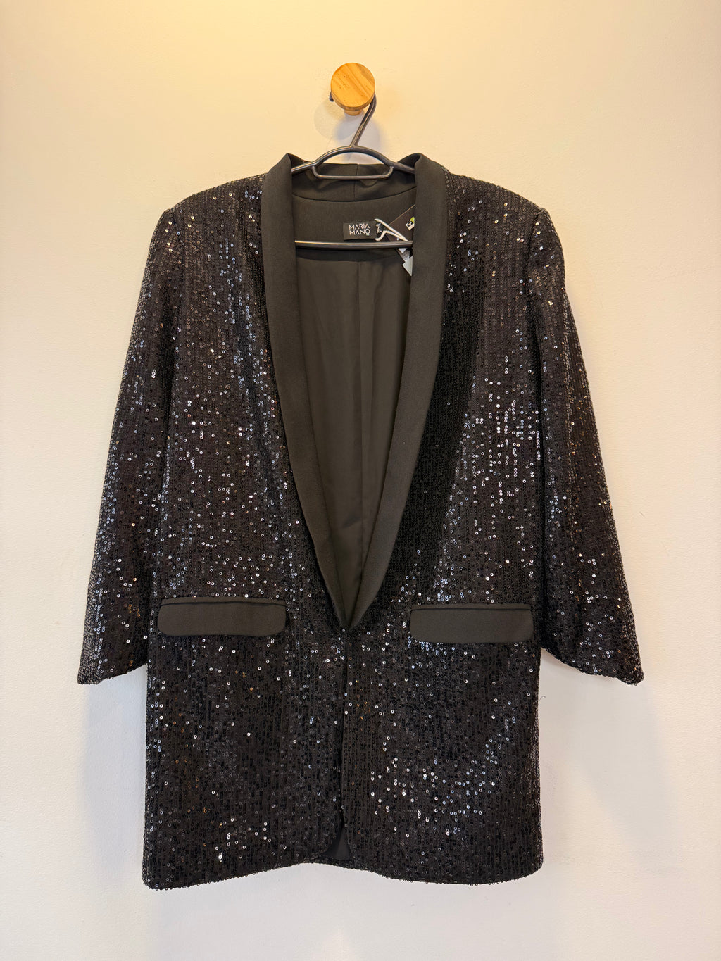 Blazer Preto em Paetês