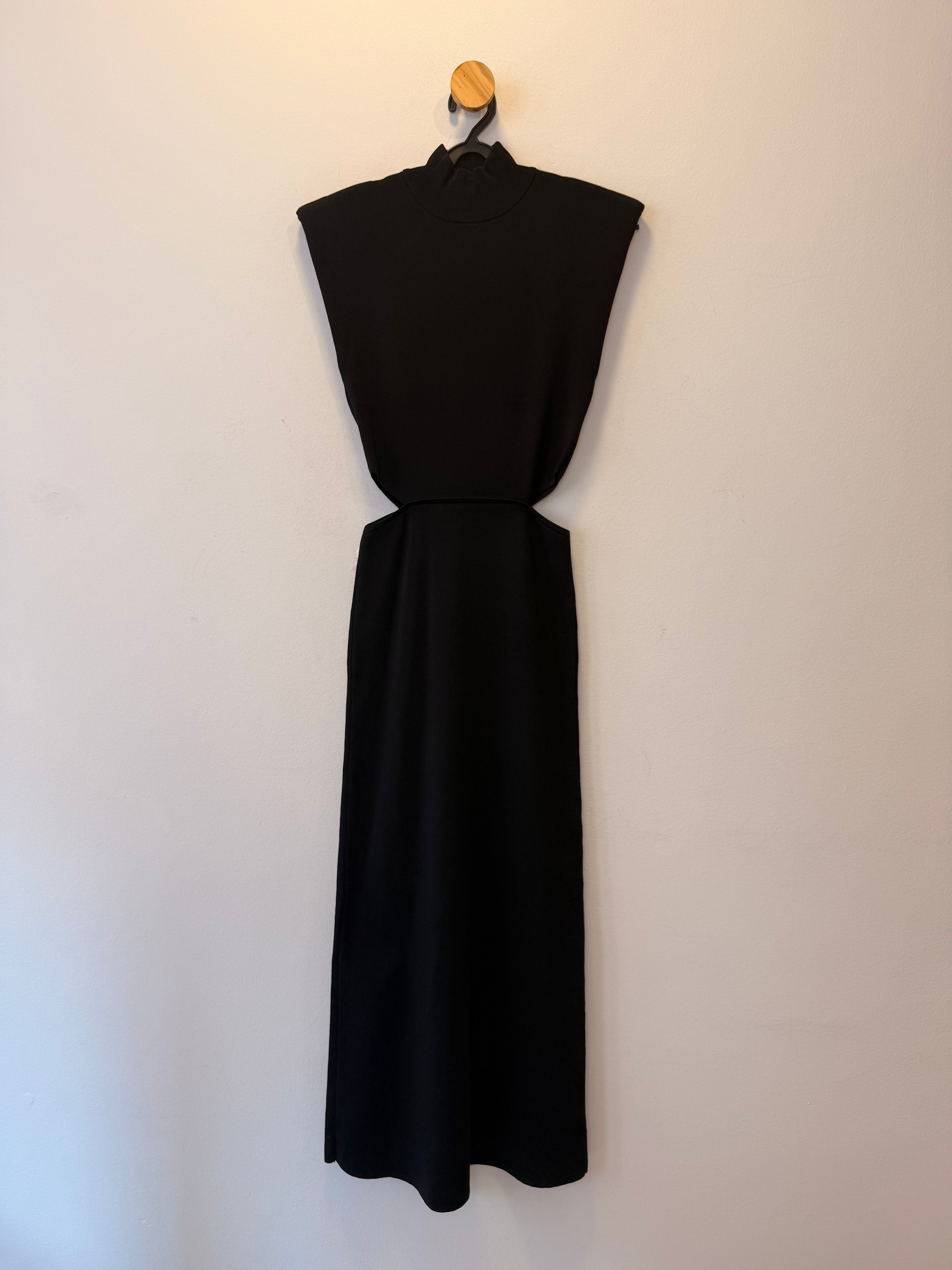 Vestido em Malha Preto Zara