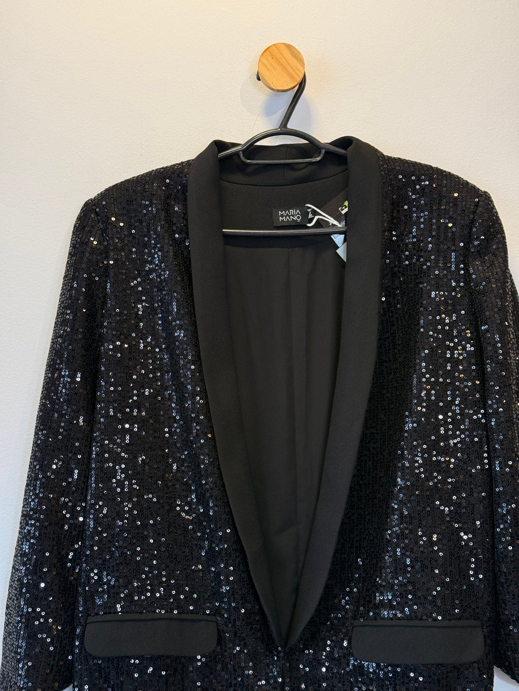 Blazer Preto em Paetês