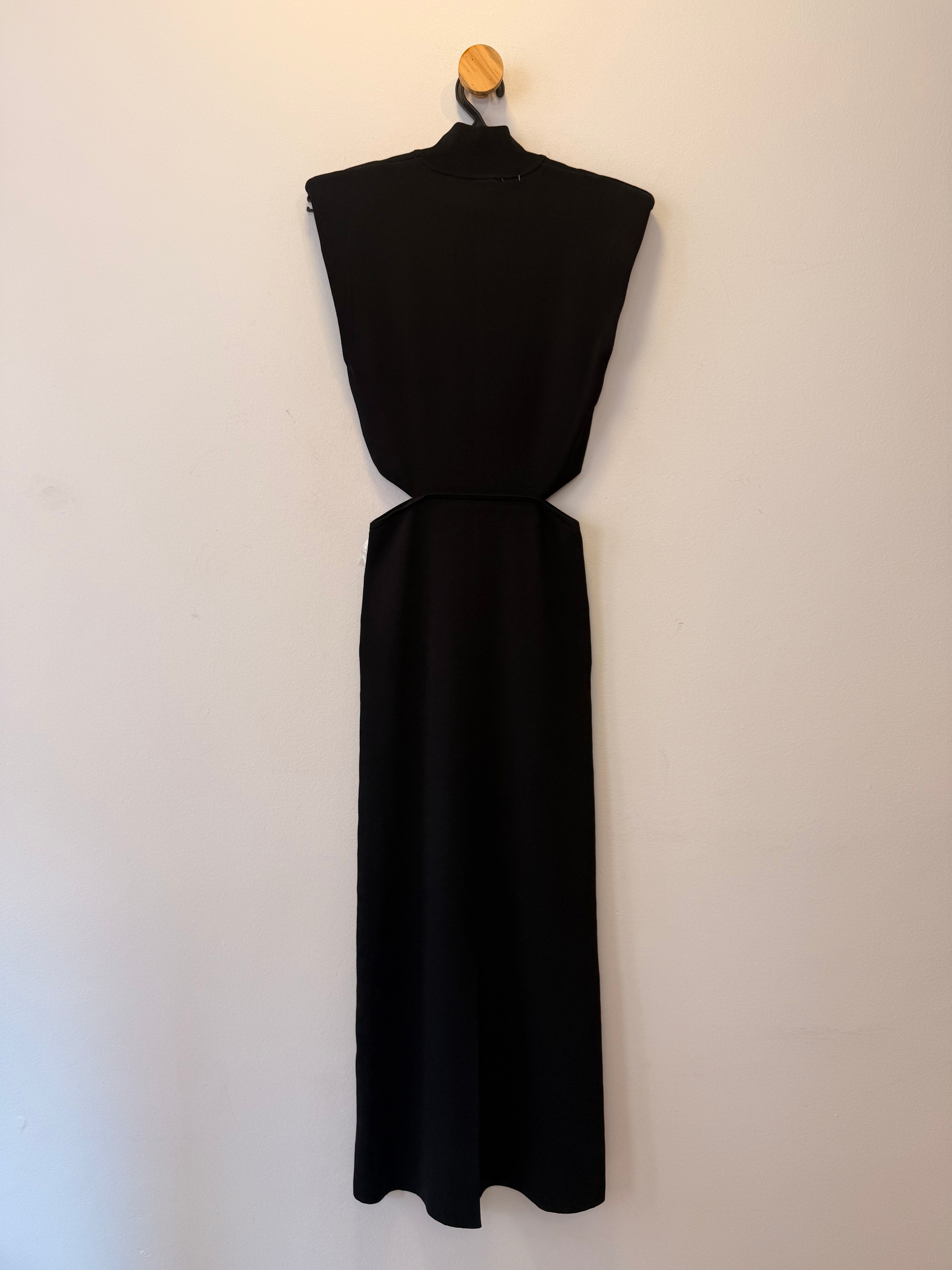 Vestido em Malha Preto Zara