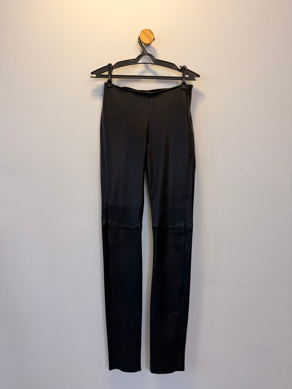 Calça de Couro Preta