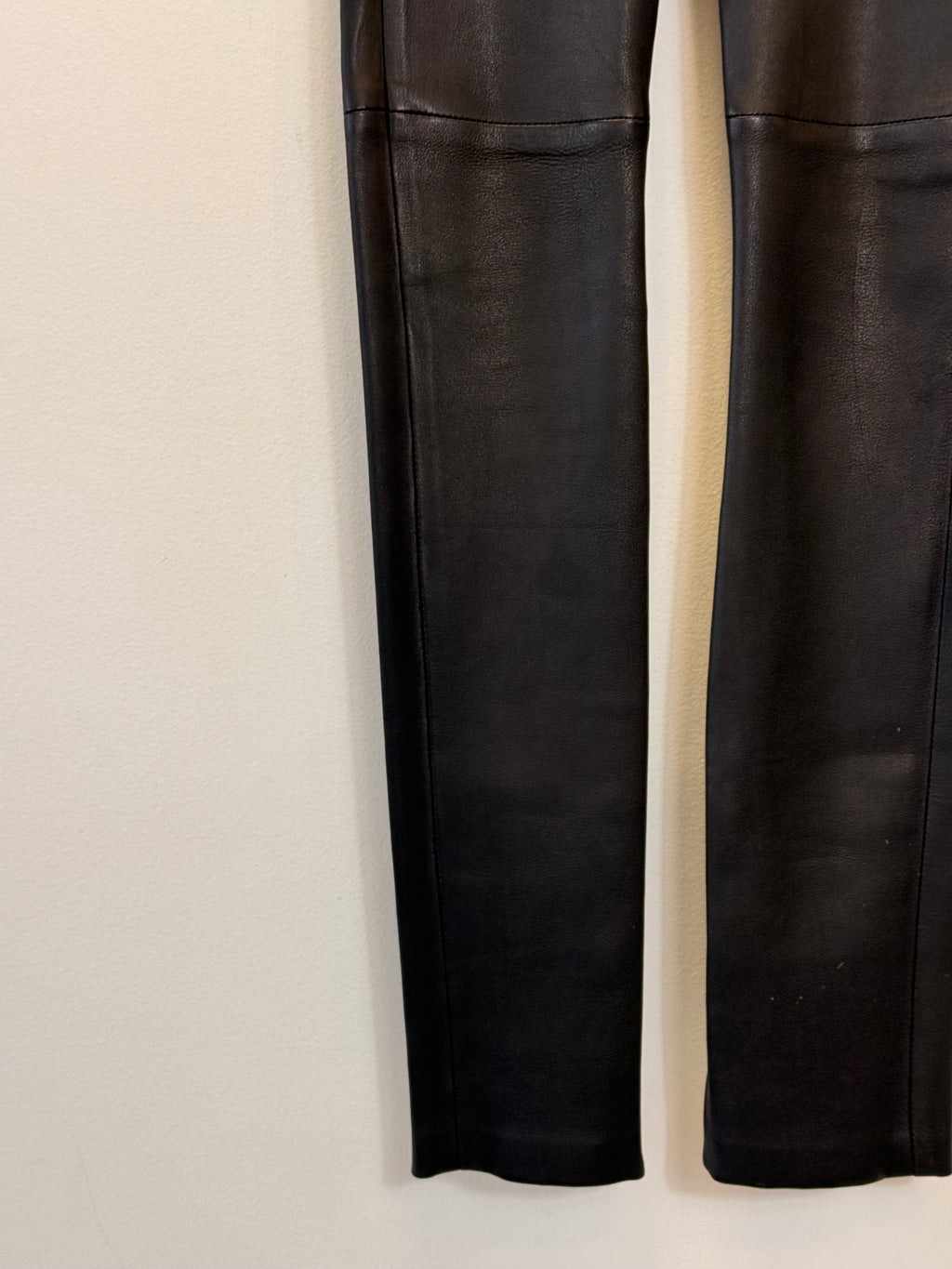Calça de Couro Preta
