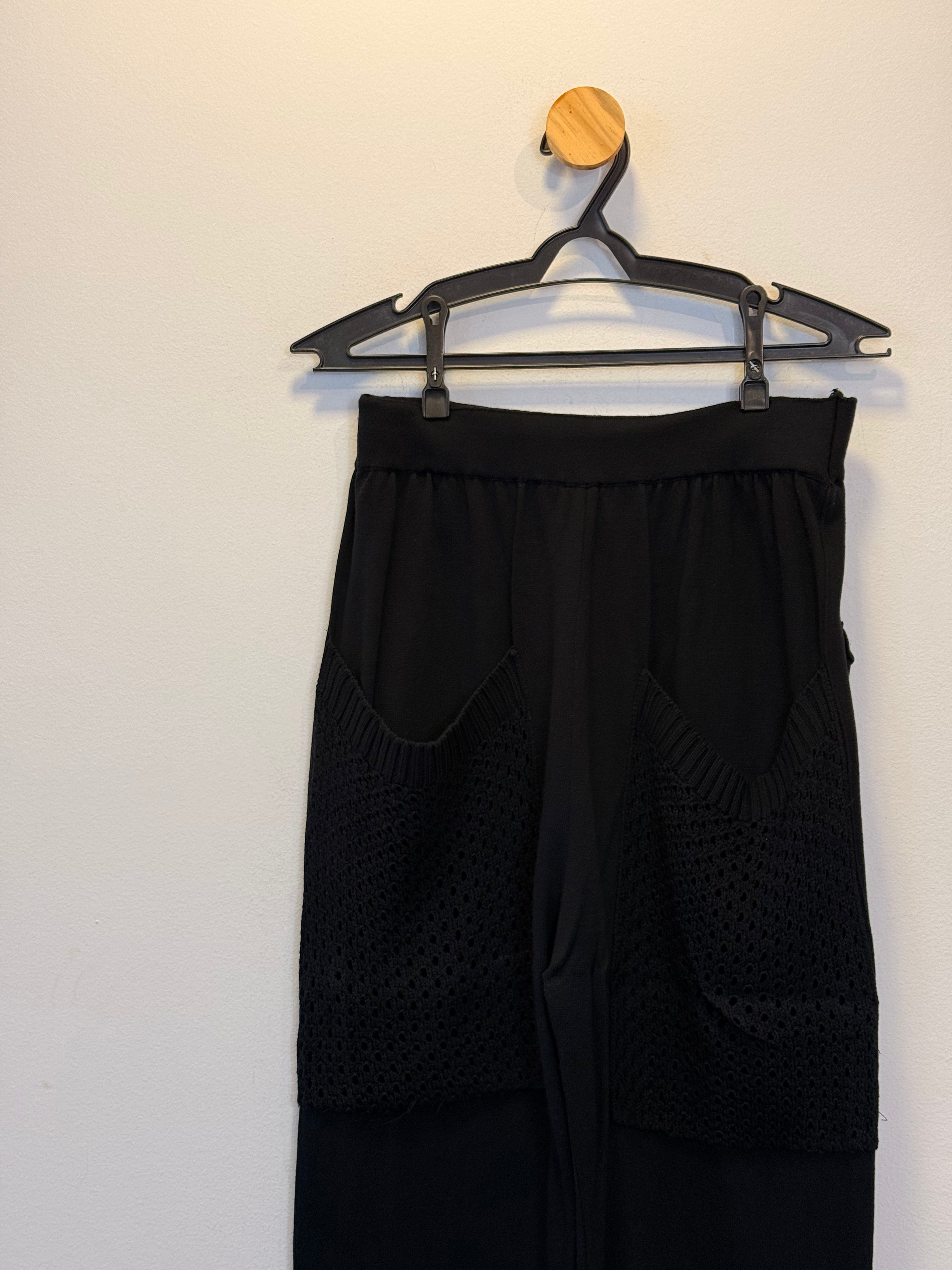Calça de Tricot Preta Animale