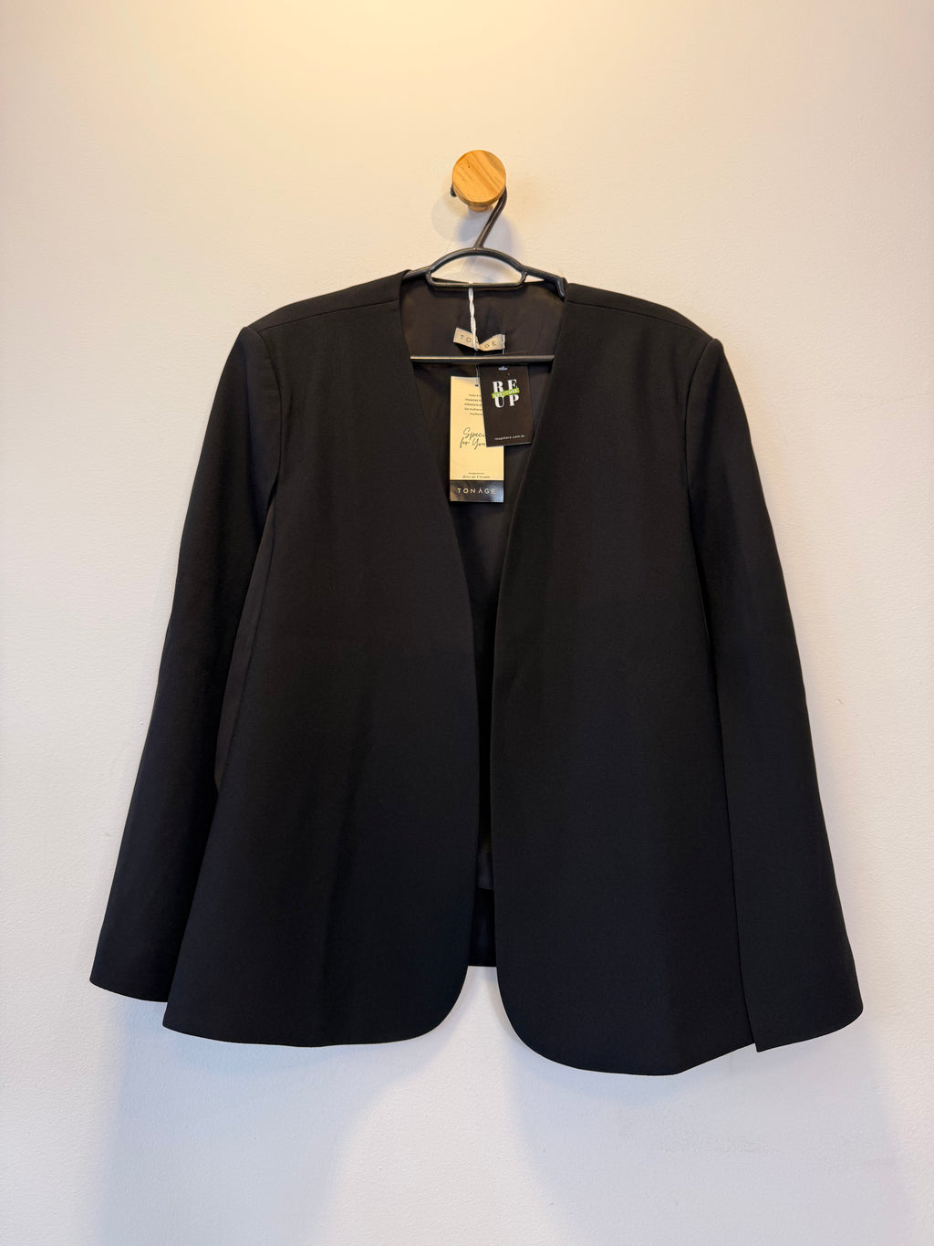 Blazer tipo capa Ton Âge
