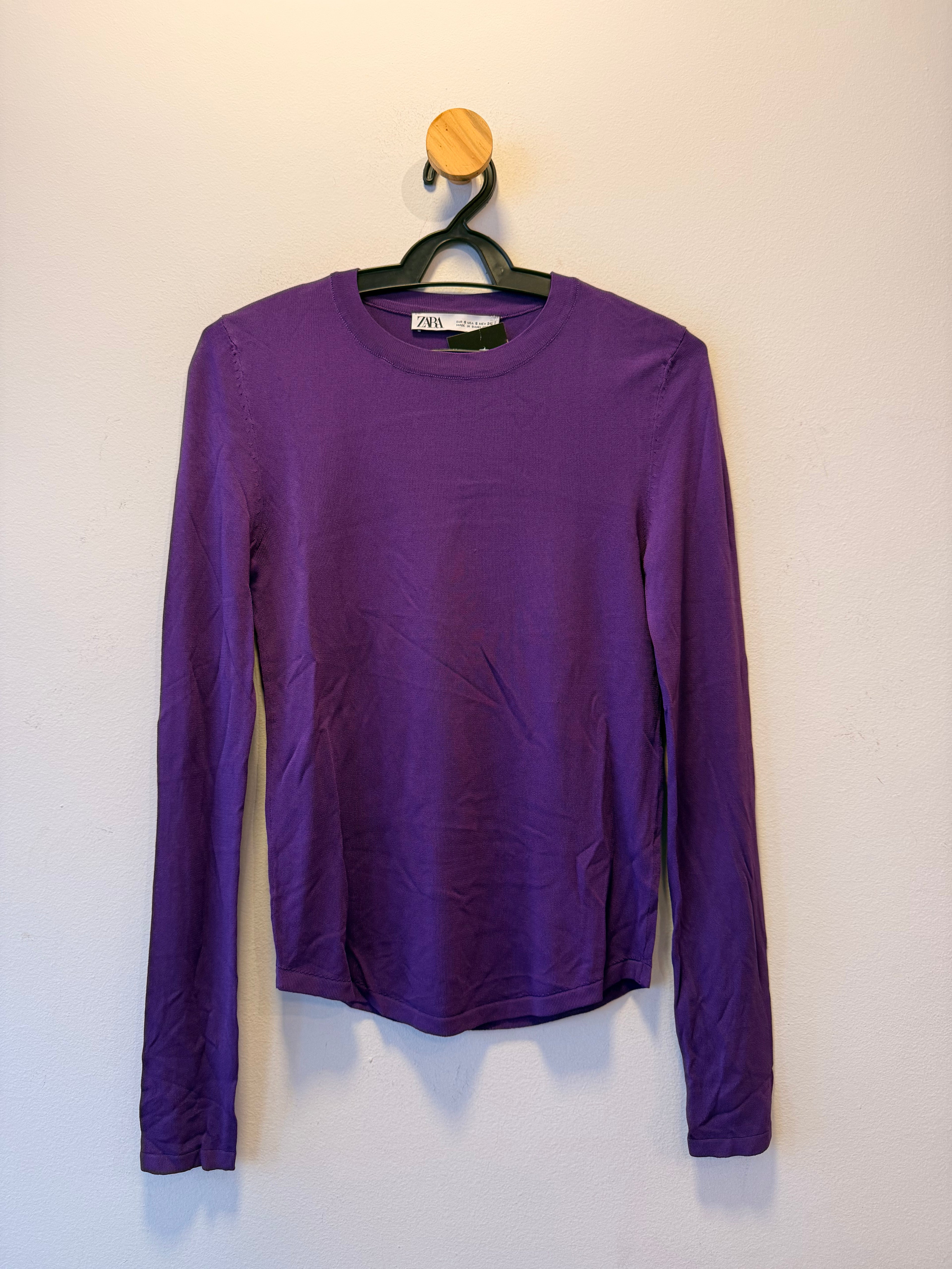 Tricot Roxo Zara